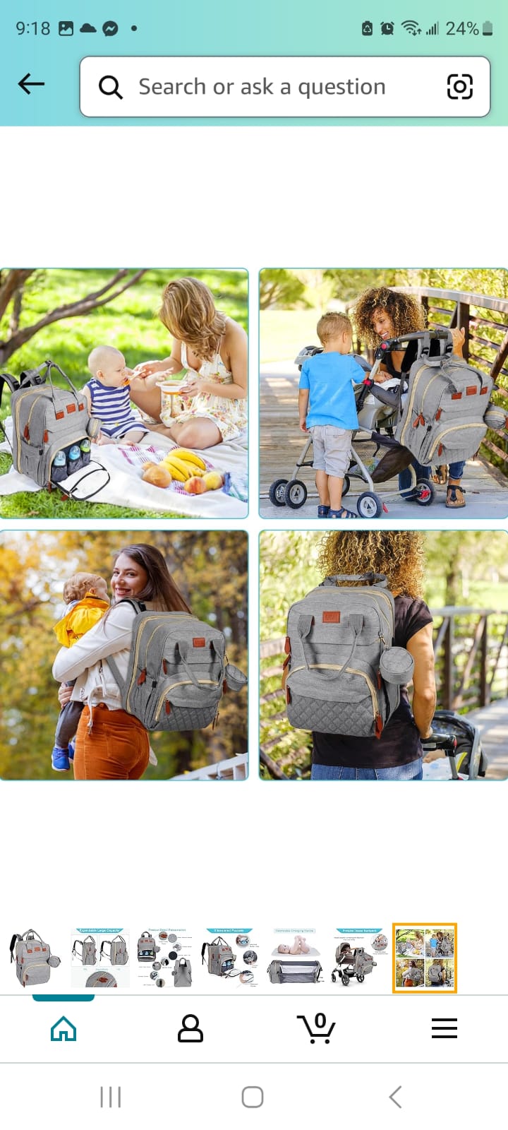 accesorios - MOCHILA PAÑALERA AMERICANA  1