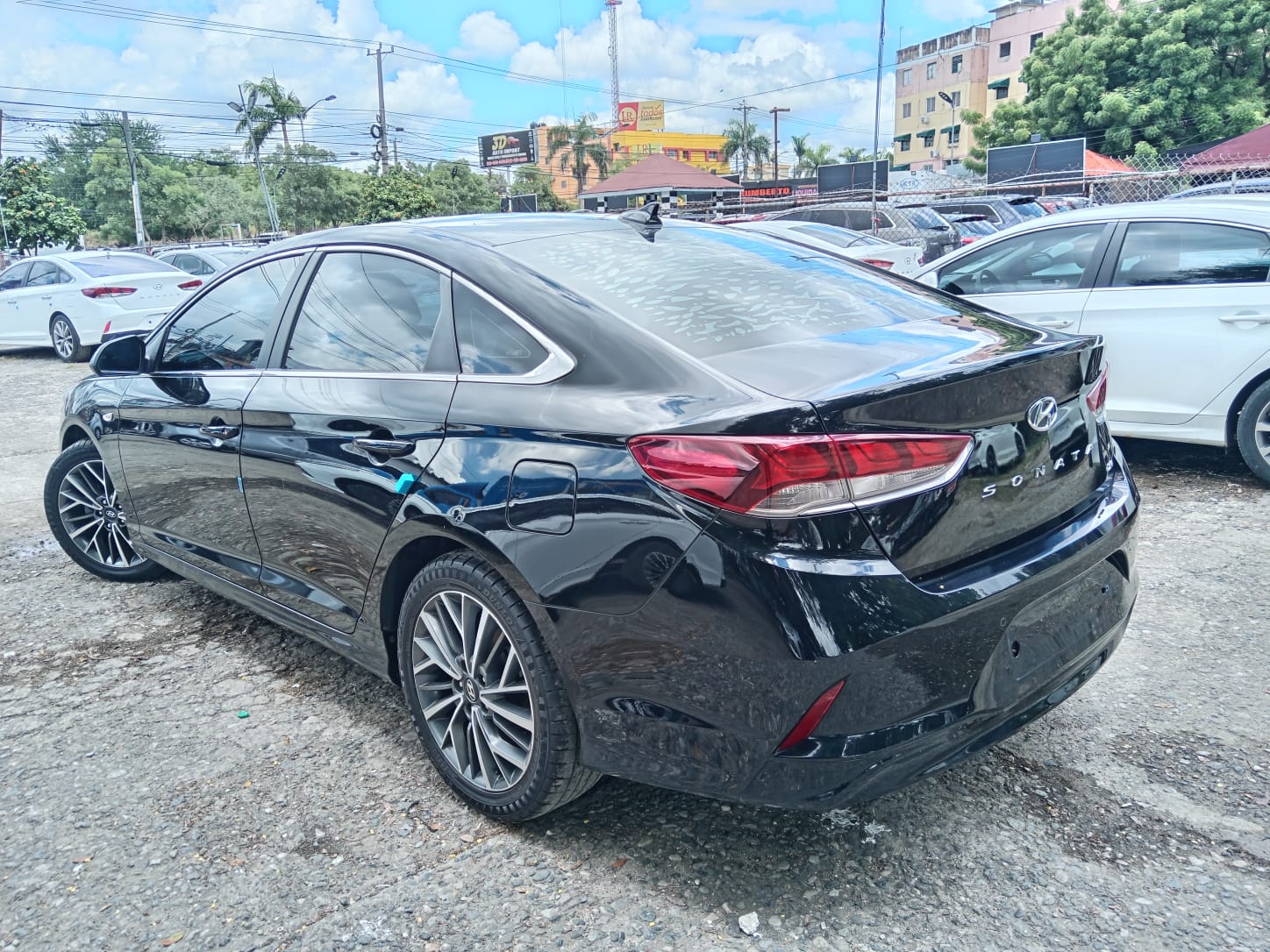 carros - HYUNDAI SONATA NEW RISE 2019 NEGRO 3