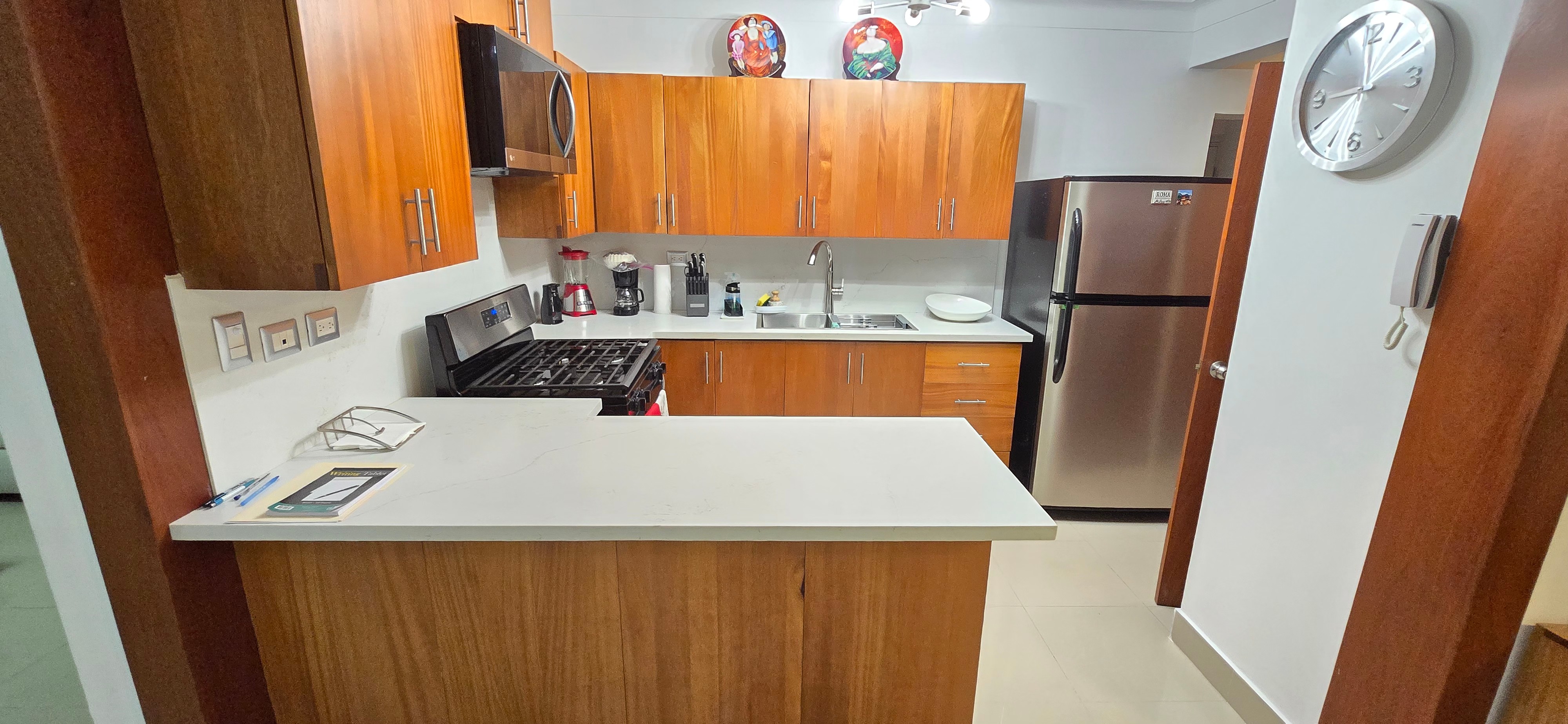 apartamentos - rento er piso amueblado en la española santiago  5