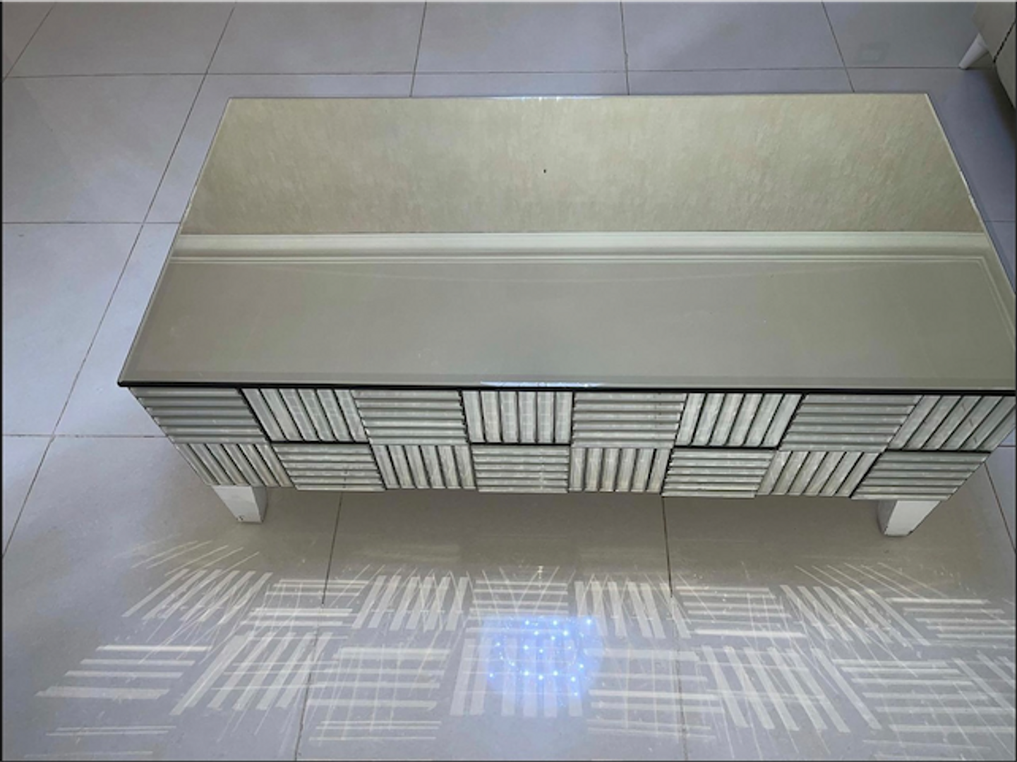 muebles y colchones - Vendo mesa de cristal. 6
