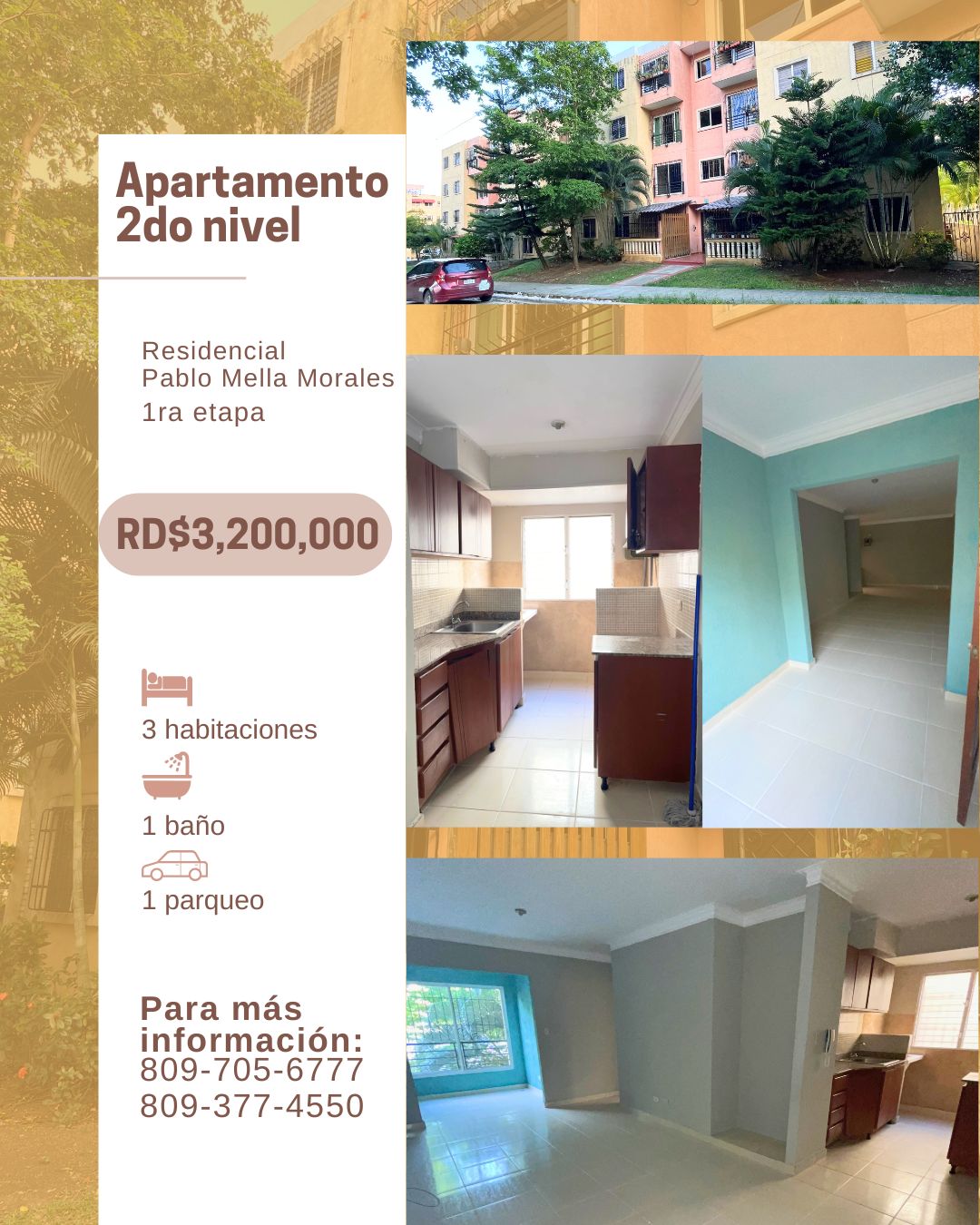apartamentos - Apartamento en Pablo Mella Morales 7
