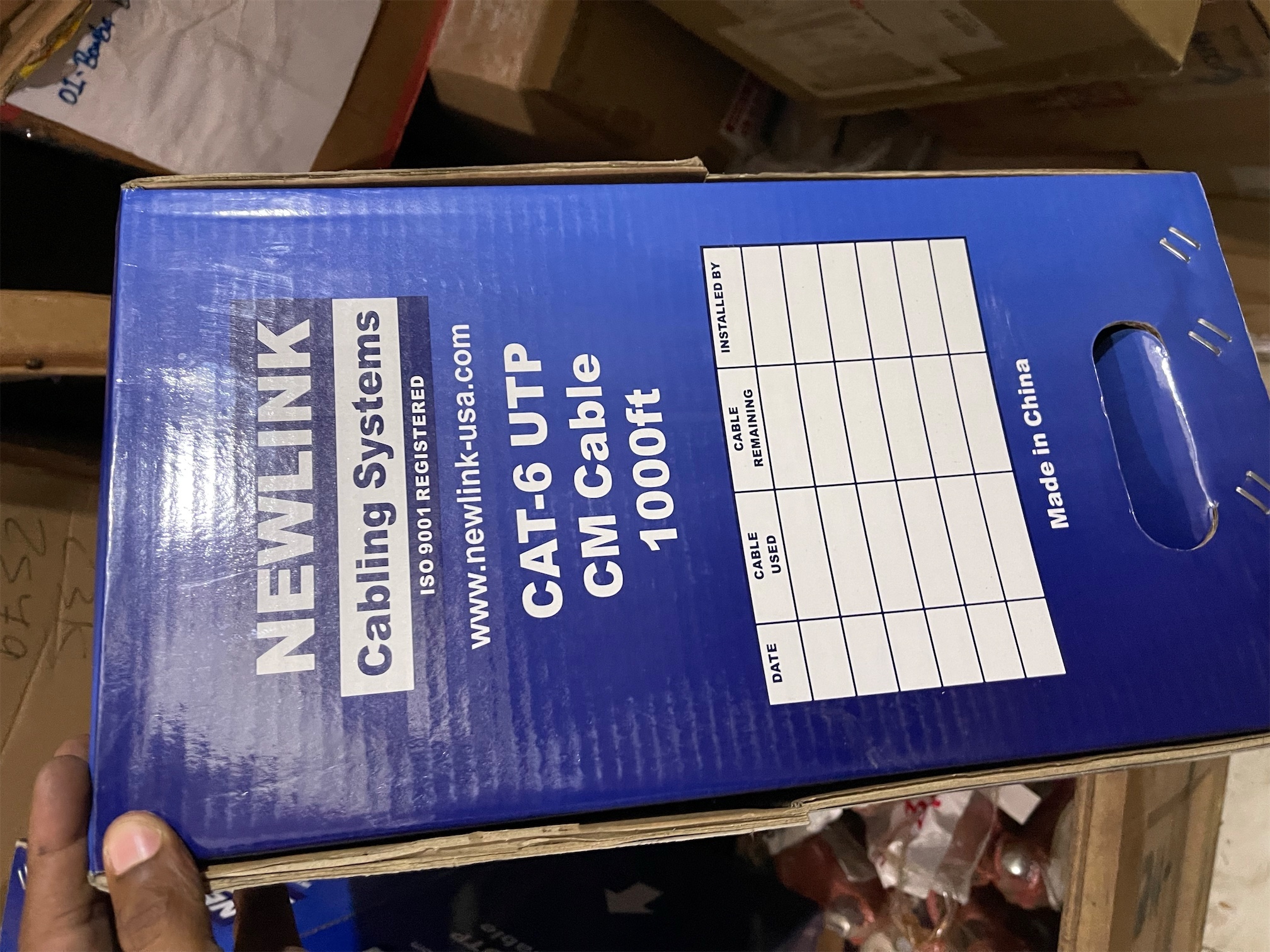 accesorios para electronica - Cable UTP certificado CAT-6. NEWLINK 5