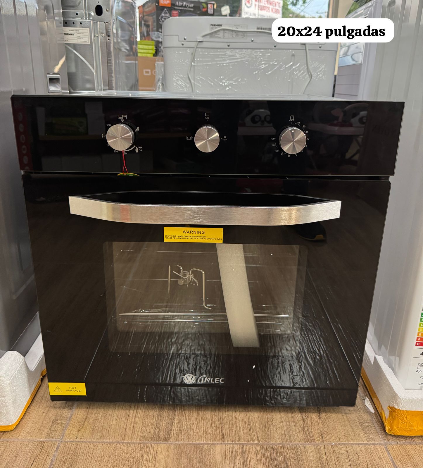 electrodomesticos - Horno Empotrable INLEC en cristal templado