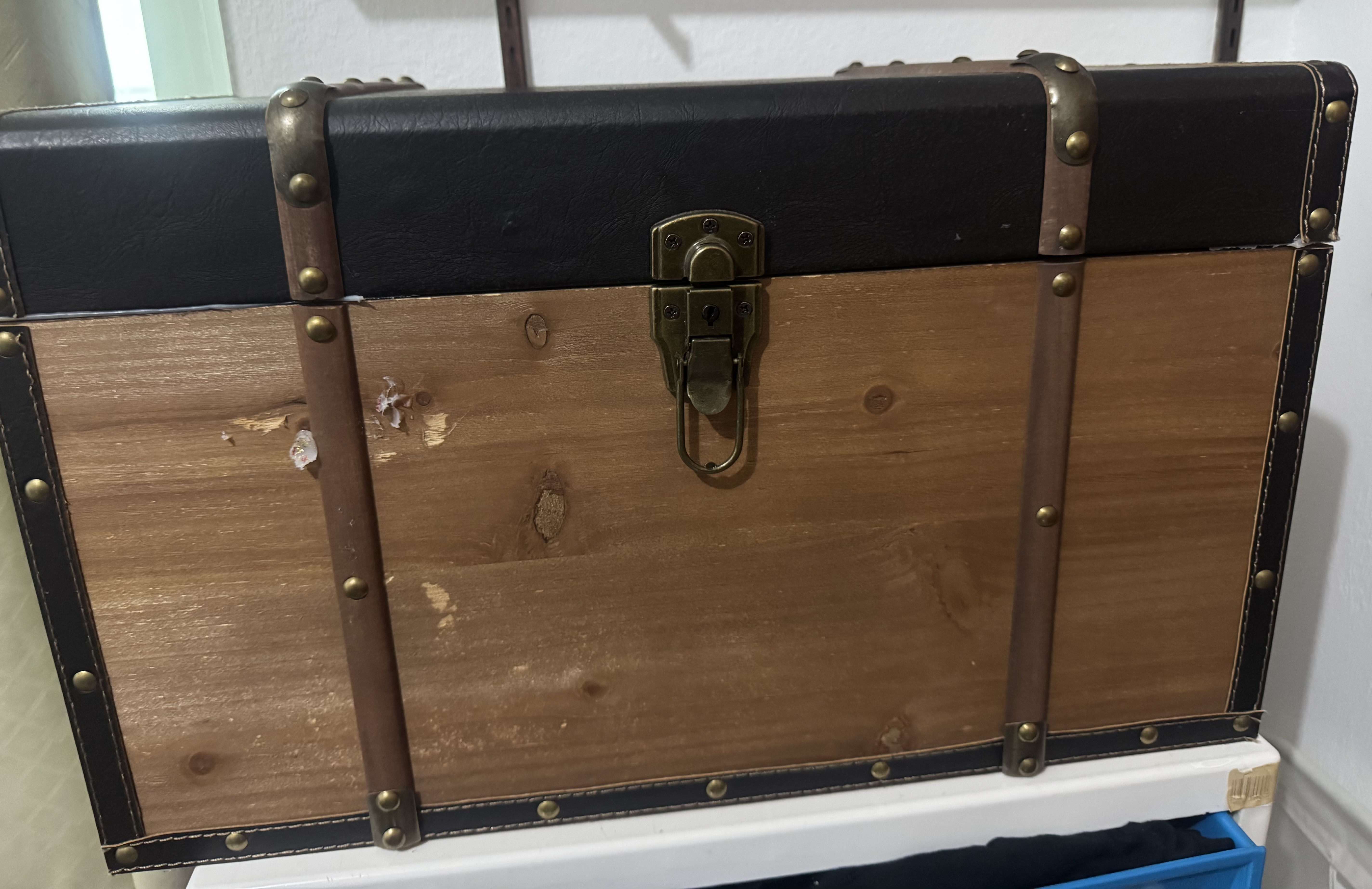 arte y antigüedades - Baúl de madera 6