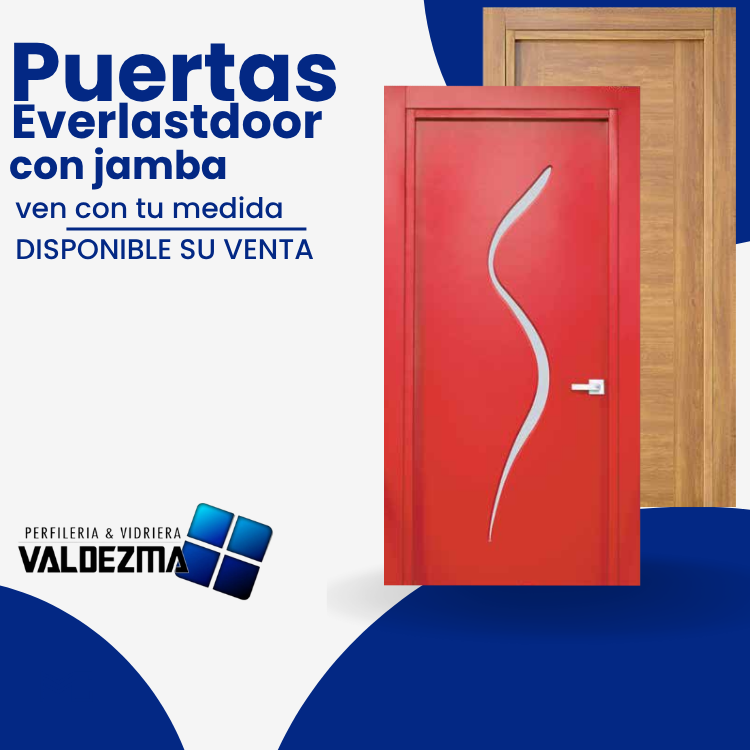 decoración y accesorios - PUERTAS EVERLASTDOOR CON JAMBA EN VALDEZMA 