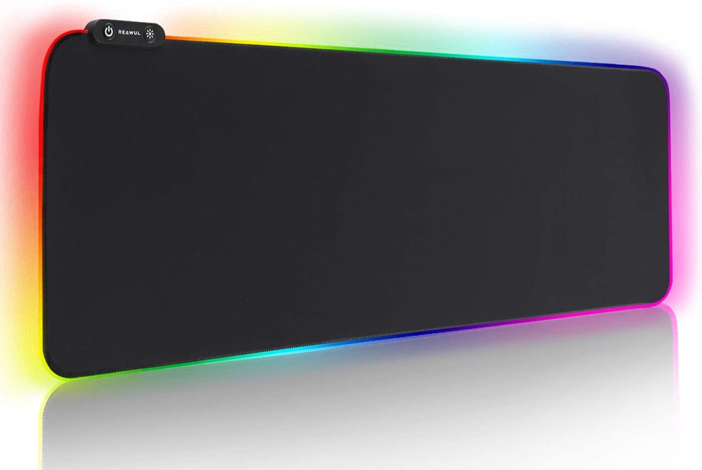 accesorios para electronica - Mousepad Gaming RGB de escritorio para Teclado y Ratón, Goma Impermeable con Bas 4