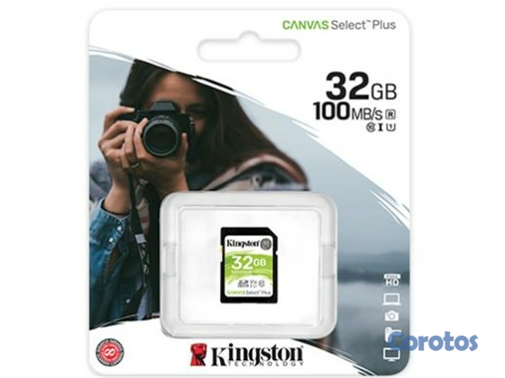 computadoras y laptops - MEMORIA SD 32GB KINGSTON, SDHC, UHS-I (U1), CLASE 10