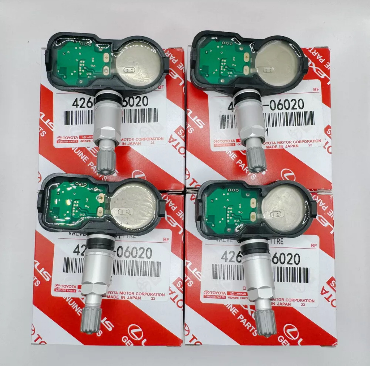 accesorios para vehiculos - 4X Genuine OEM TPMS 42607-06020 Tire Pressure Sensor For Toyota Corolla 1