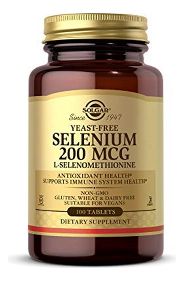 Salud y Equipamiento Médico - Solgar Selenio Sin Levadura 200 Mcg 100 Tabletas Antioxidant