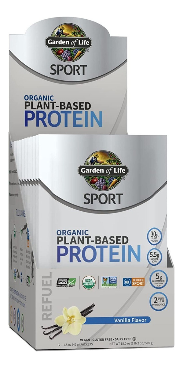 Salud y Equipamiento Médico - Proteina Organica 12 unidades Vainilla 0