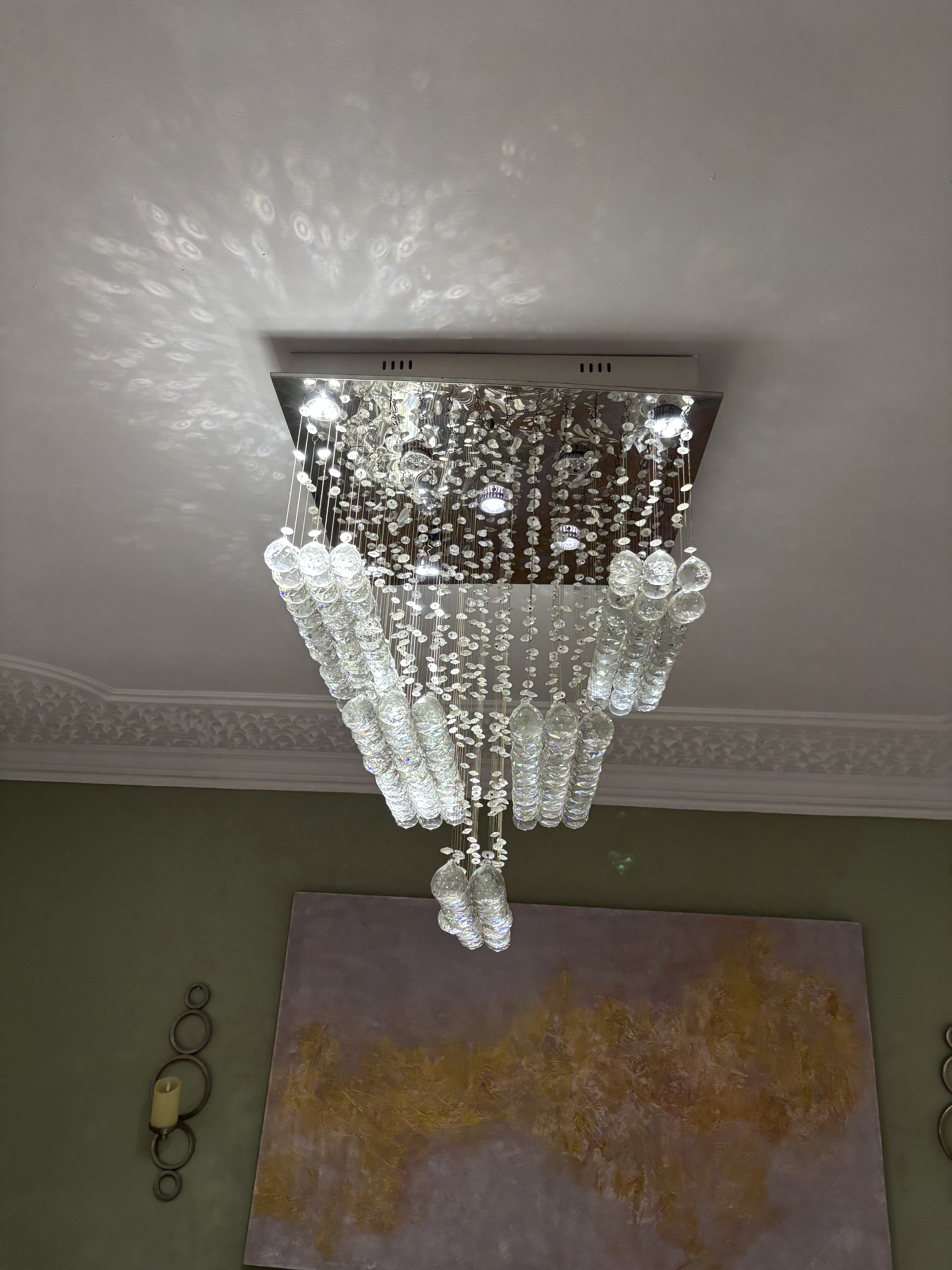 decoración y accesorios - Lámpara de cristales 3