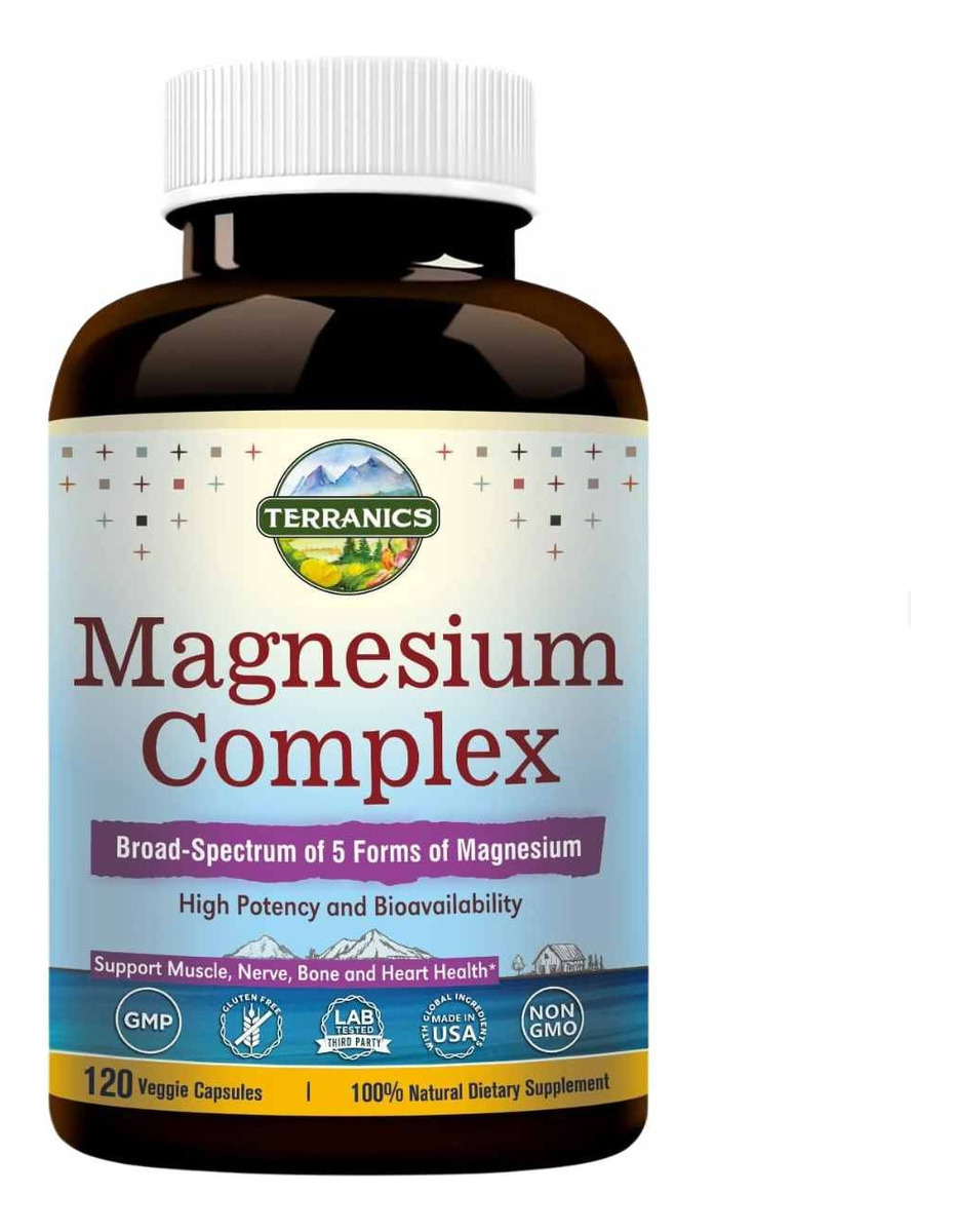 Salud y Equipamiento Médico - Complejo Magnesio 120cap Terran - - Unidad A $1666
