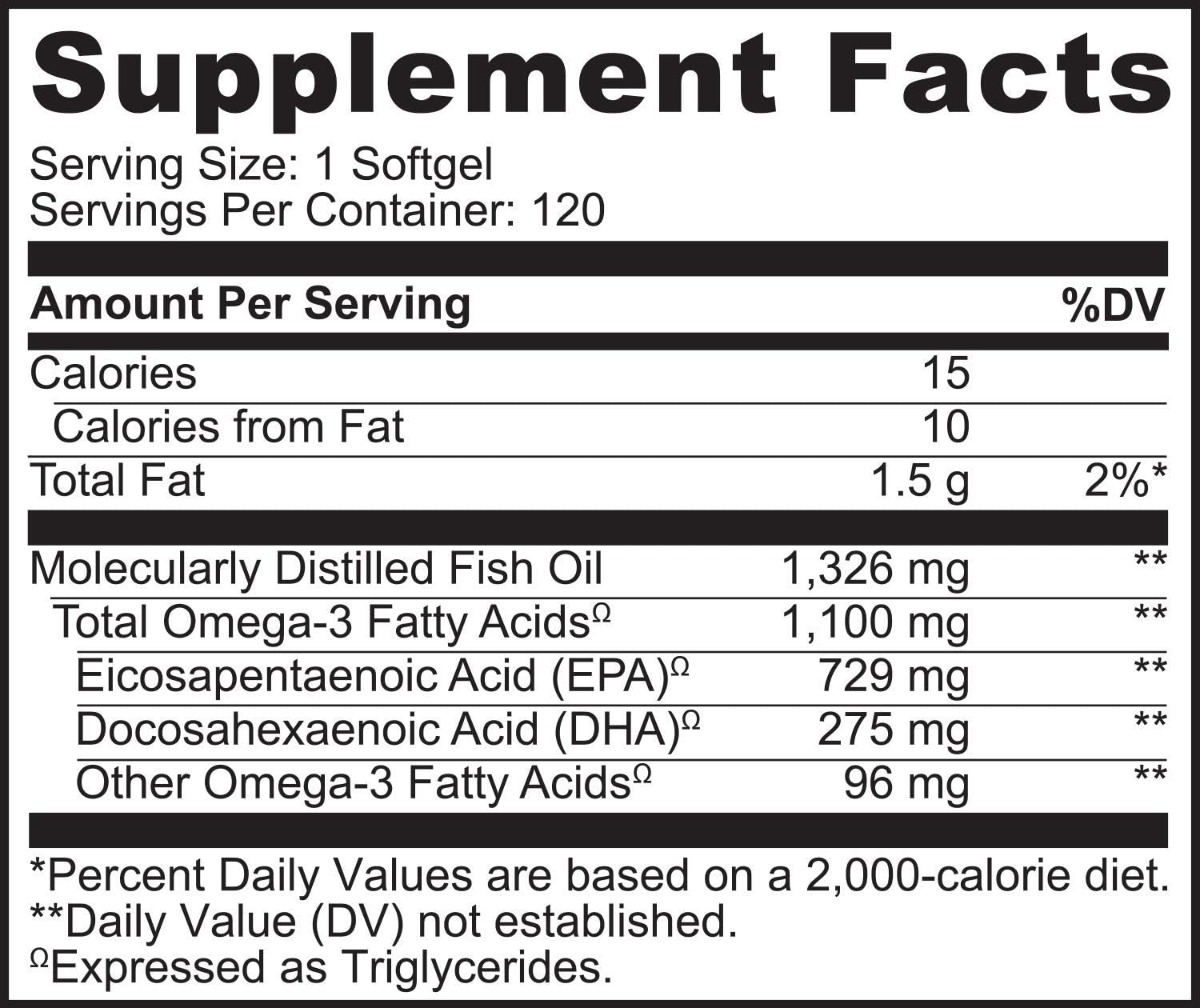 Salud y Equipamiento Médico - Omega 3 120 Capsulas Naturelo - Un - Unidad A $3082 1