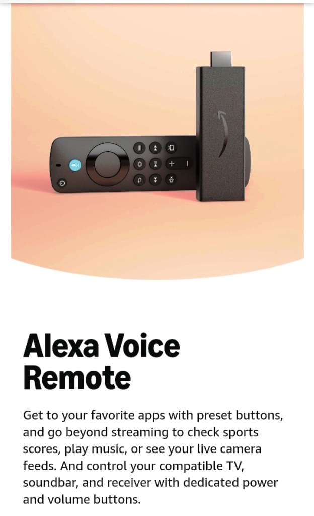 tv - Amazon Fire TV Stick HD Alexa Voice control  6
