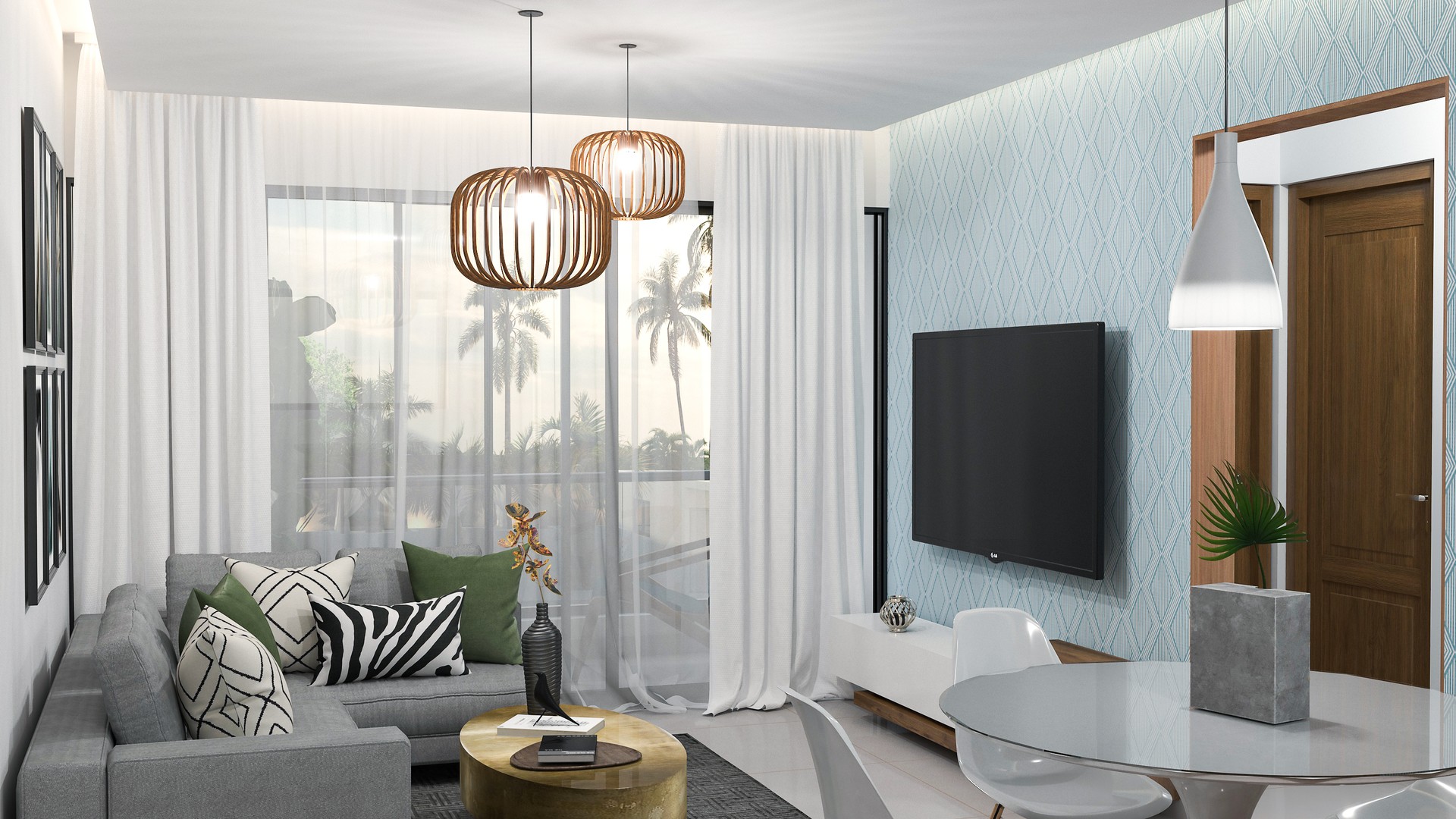 apartamentos - apartamentos Bávaro - Punta cana, 1er nivel con patio privado   7