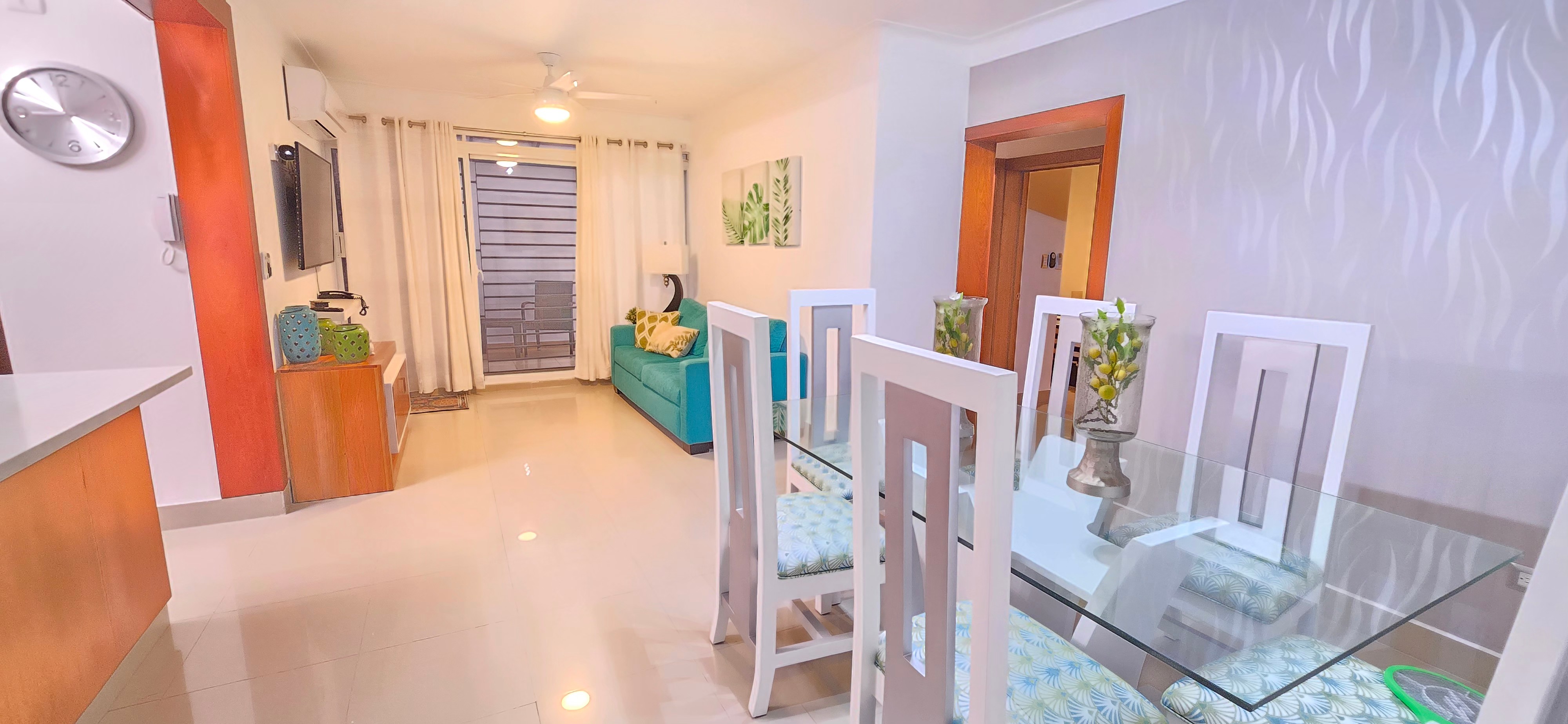 apartamentos - rento er piso amueblado en la española santiago  3