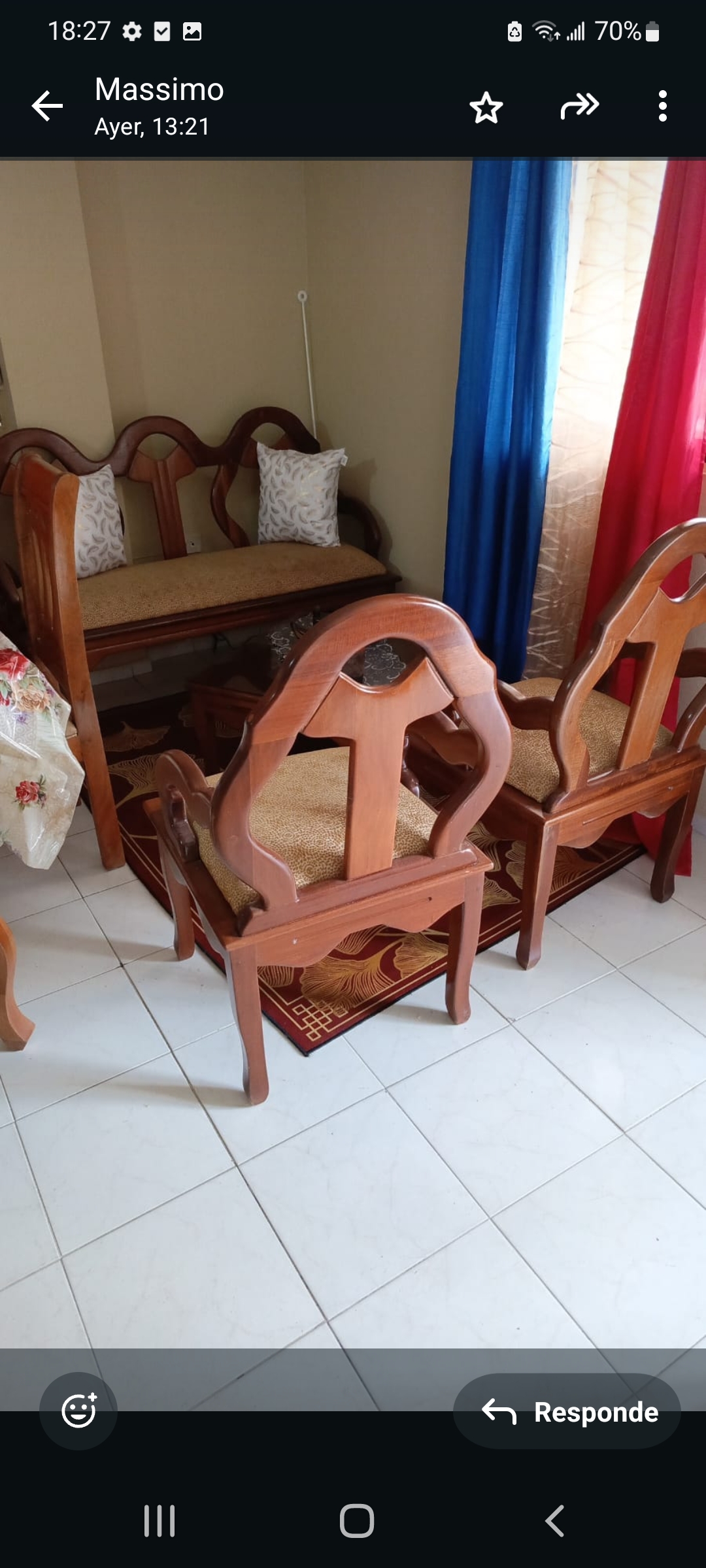 muebles y colchones - Se vende bar estufa y mesa