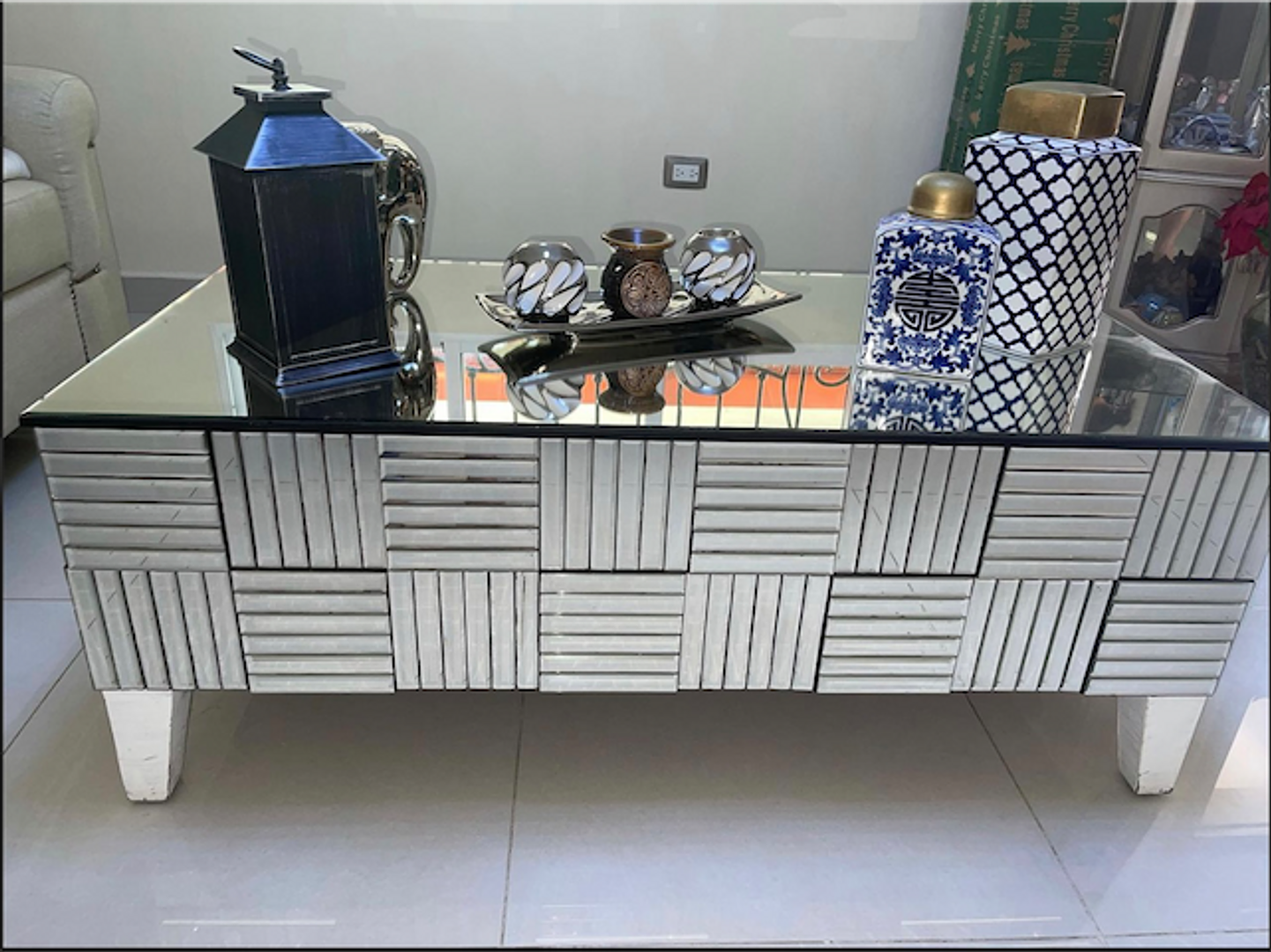 muebles y colchones - Vendo mesa de cristal. 4