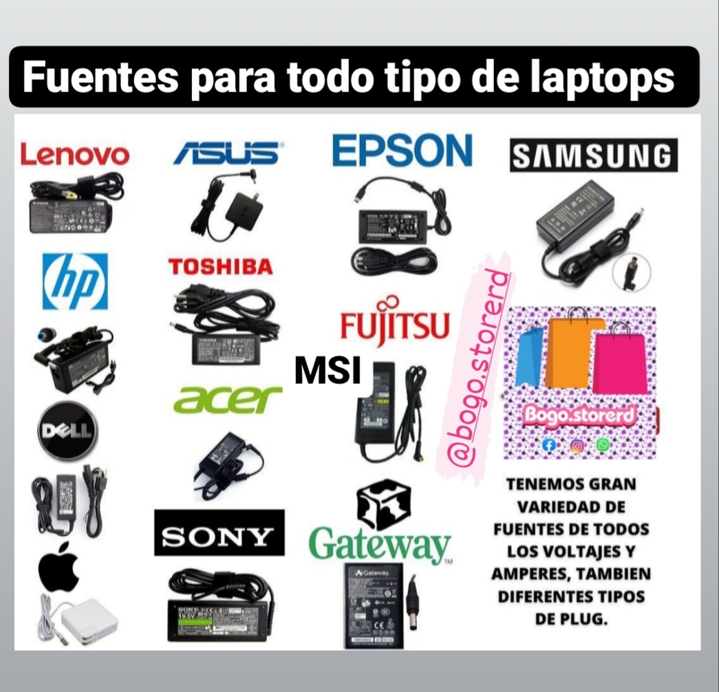 computadoras y laptops - Fuentes para laptops y vehículos eléctricos  2