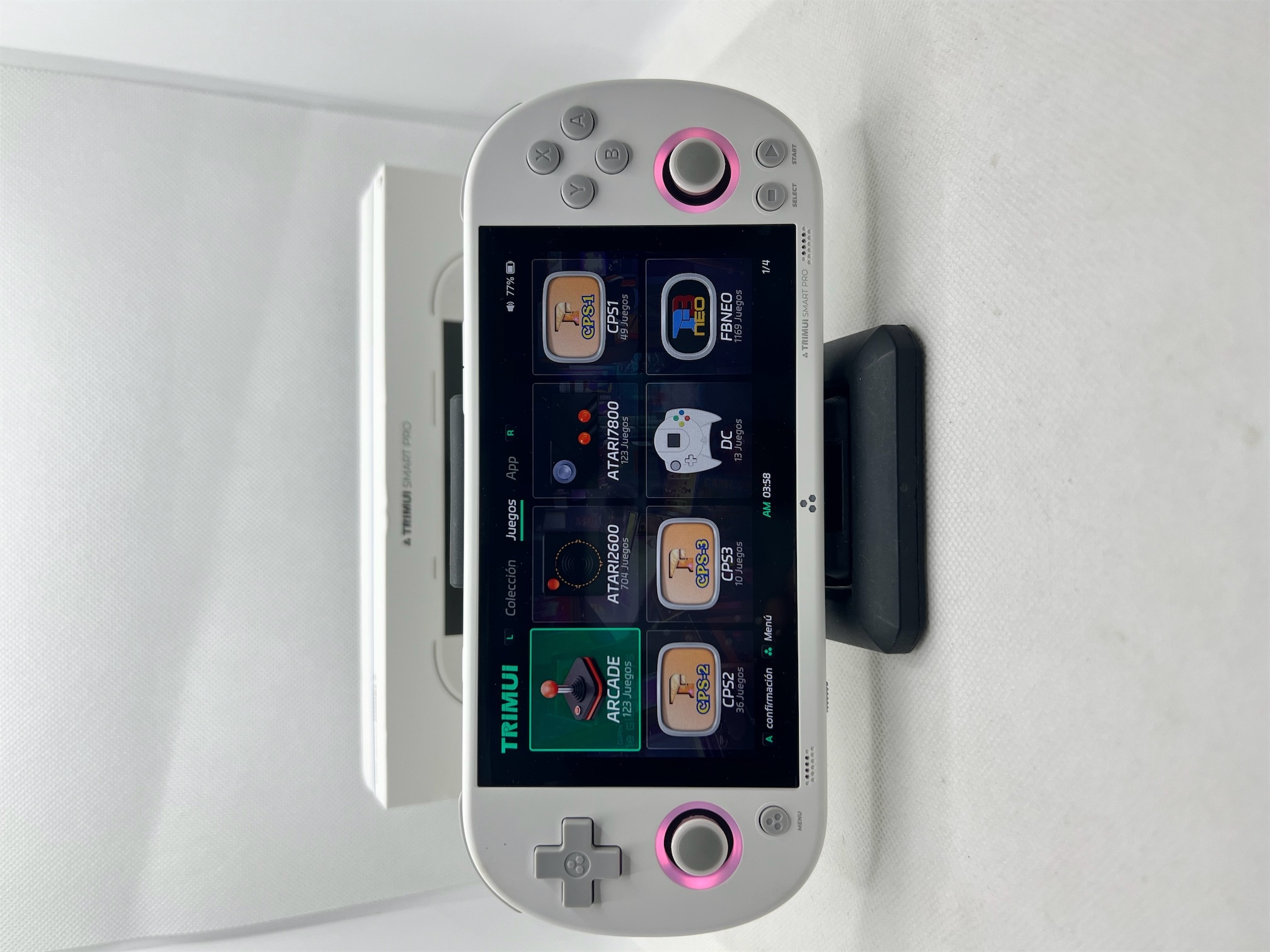 consolas y videojuegos - Portatil trimui smart pro con más de 12 mil juegos integrados 5
