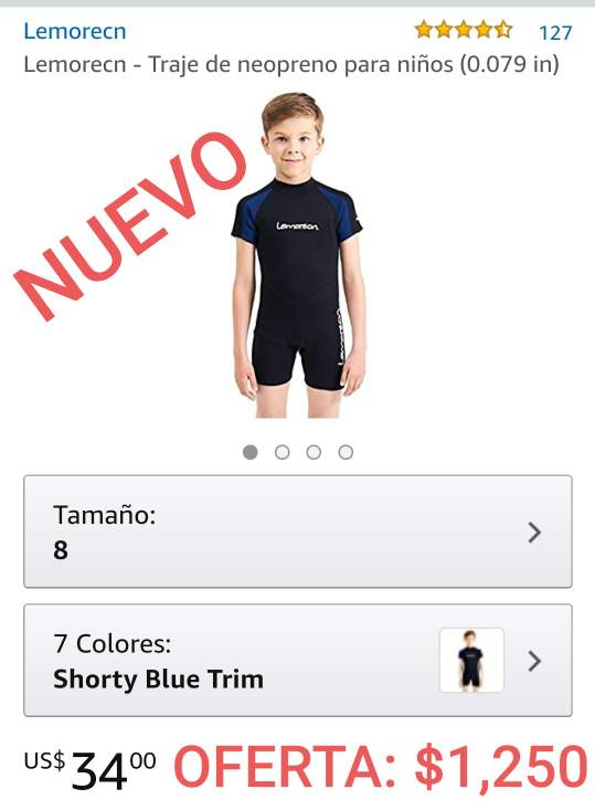 ropa y zapatos - Traje de baño niño NUEVO 0
