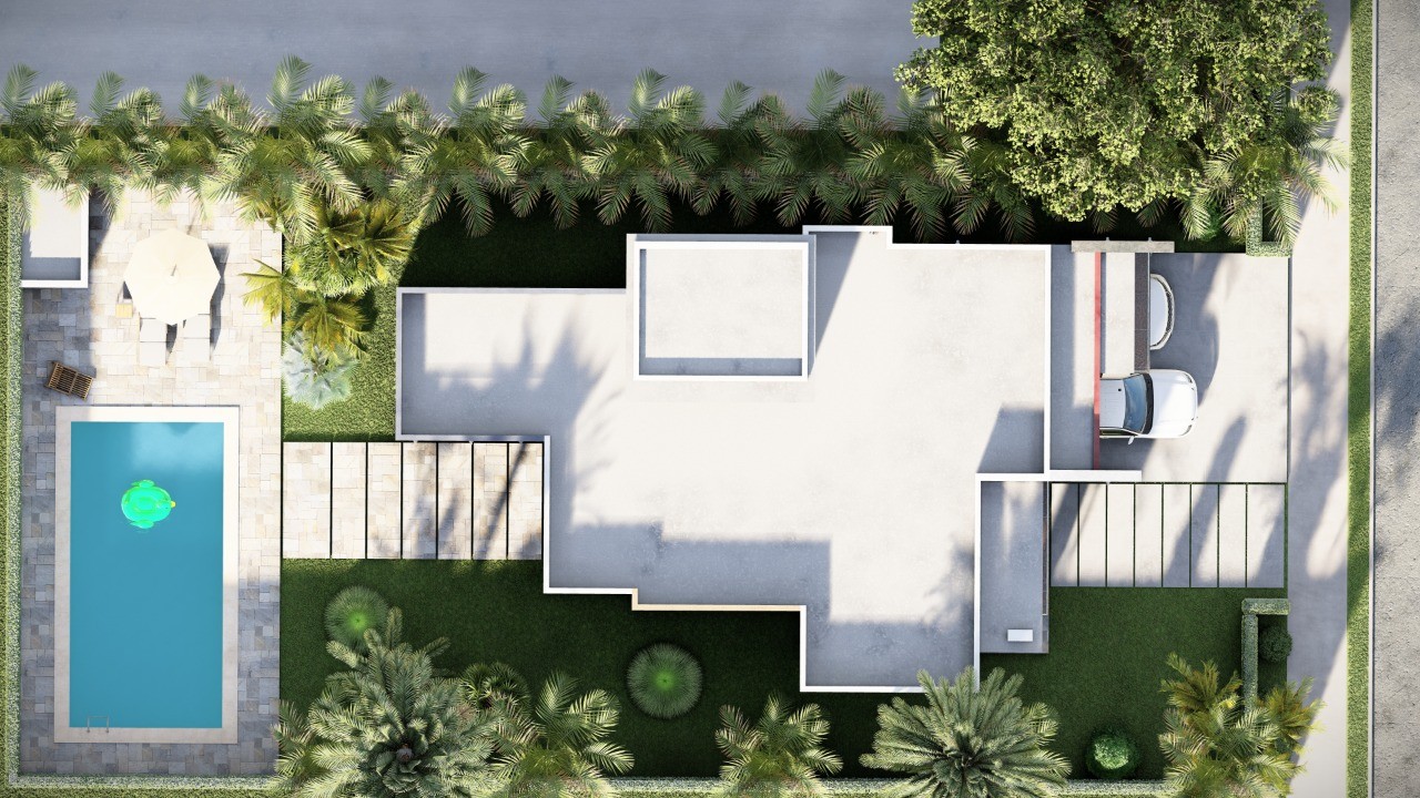 casas vacacionales y villas - villa moderna en zona residencial de pop con excelente ubicación y detalles. 5
