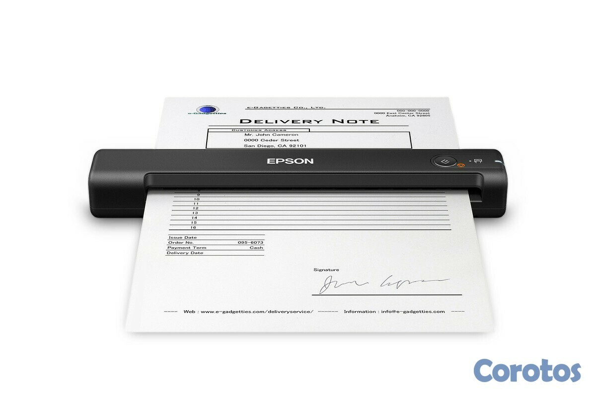 impresoras y scanners - SCANNER EPSON WORKFORCE ES-50, PORTATIL, (ESCANEO MANUAL) 600 X 600 DPI, USB,  2