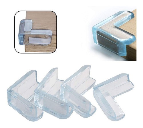 decoración y accesorios - Esquineros de silicona, protector para mesa y vidrio. 4