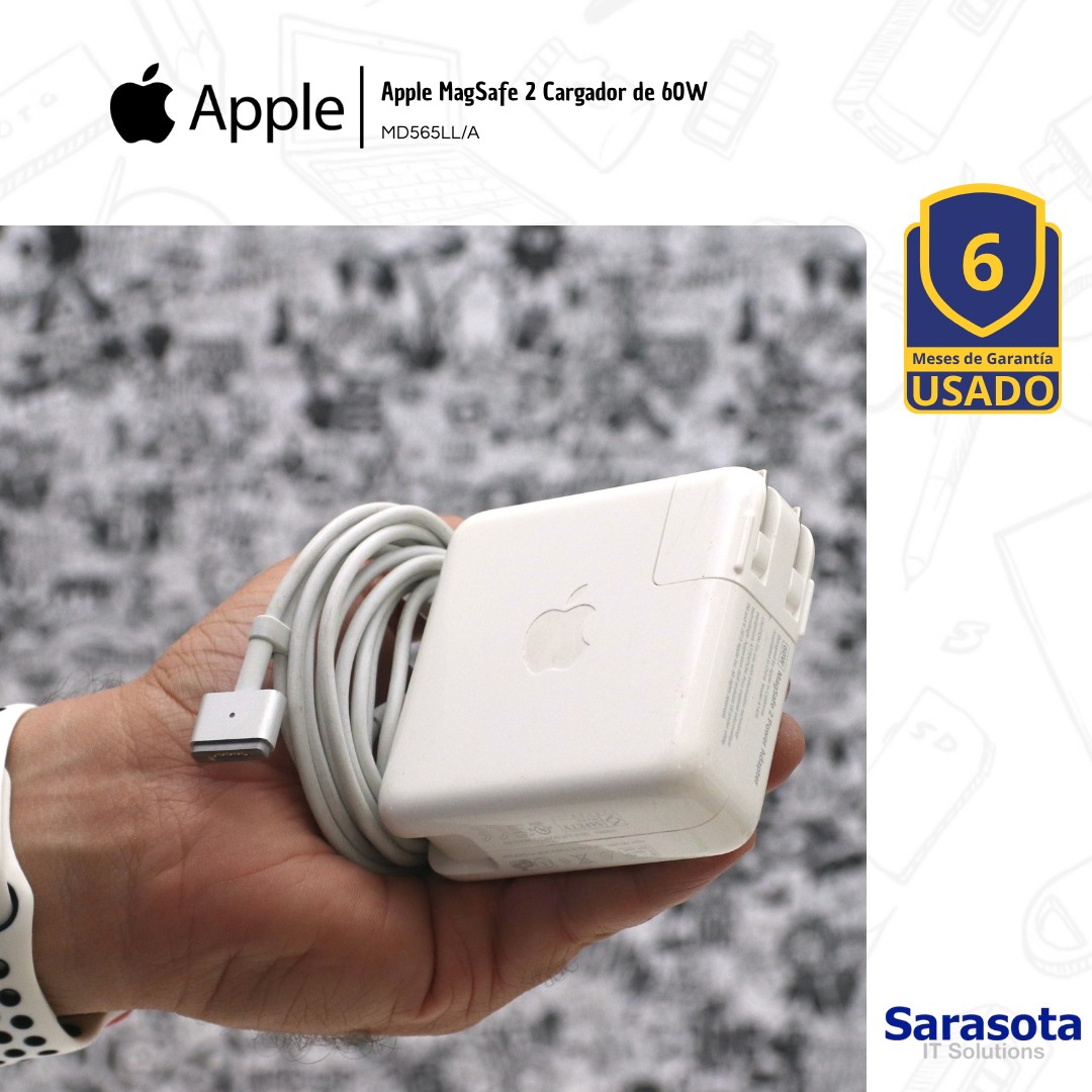 accesorios para electronica - Apple Cargador MagSafe 2 60W para MacBook Pro de 13" Usados