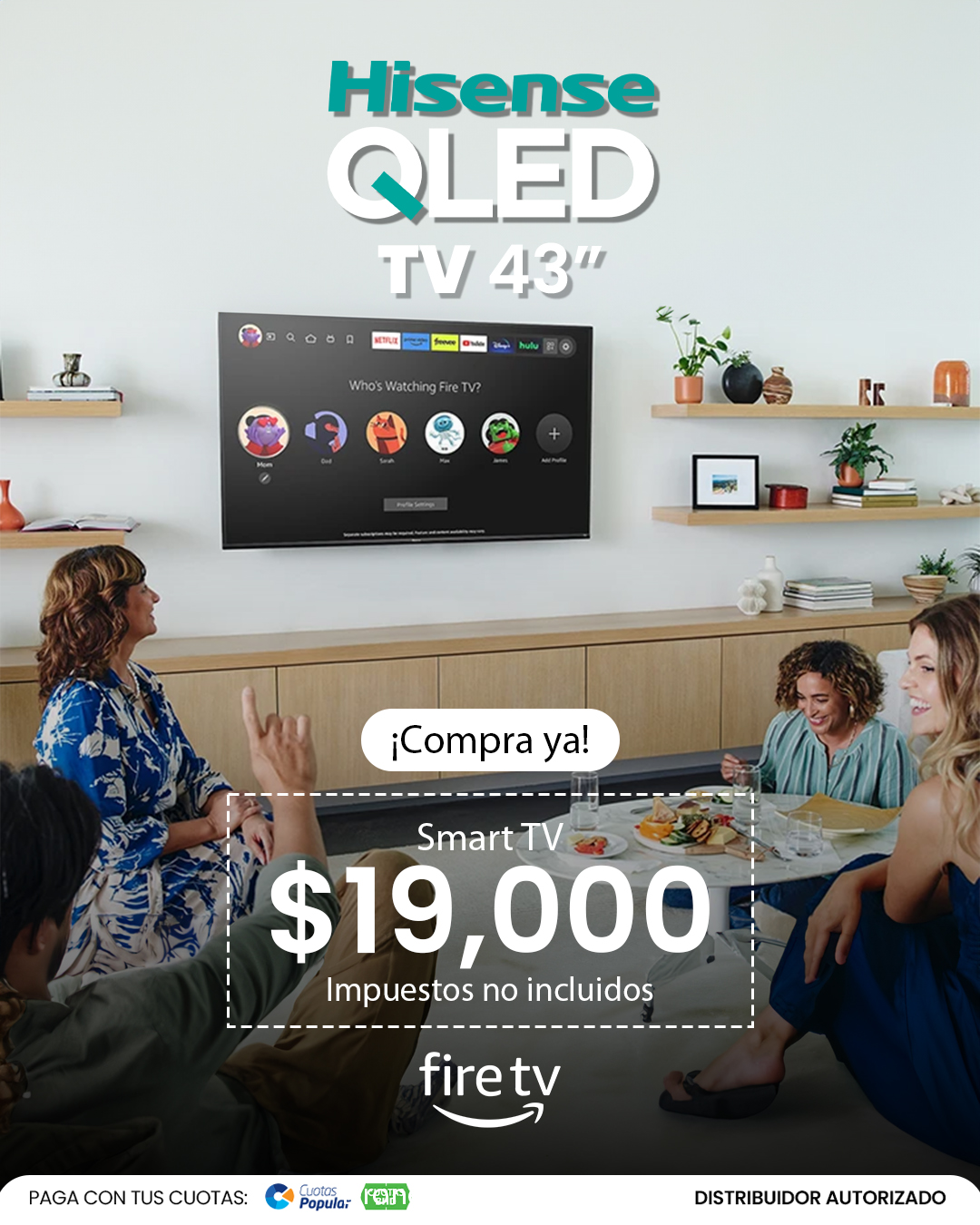 tv - HISENSE TELEVISION 43 PULGADAS