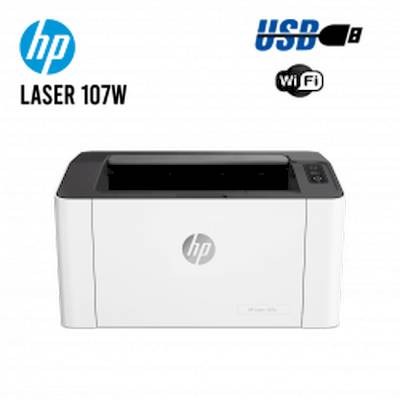 impresoras y scanners - IMPRESORA HP LASERJET 107W (4ZB78A)- WIRELESS PRINTER - B/W - LASER - 8.5 X 11 H 2