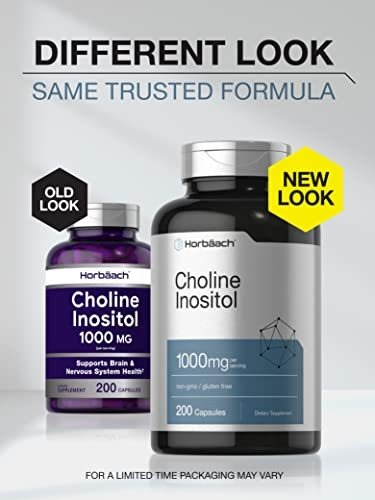 Salud y Equipamiento Médico - Colina Inositol 1000 Mg Nervioso Cognitivo Hepatica 200 Cap 2