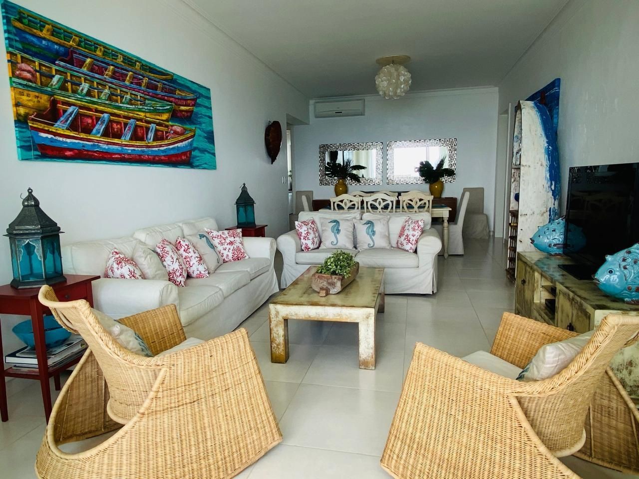 apartamentos - Apartamento en Venta con impresionante vista al mar en Juan Dolio. AMUEBLADO 4