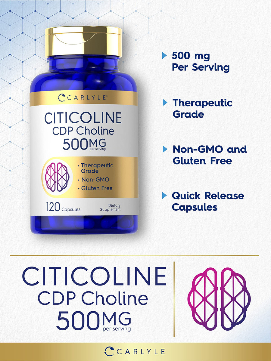 Salud y Equipamiento Médico - Suplementos De Citicolina De 500 Mg 3