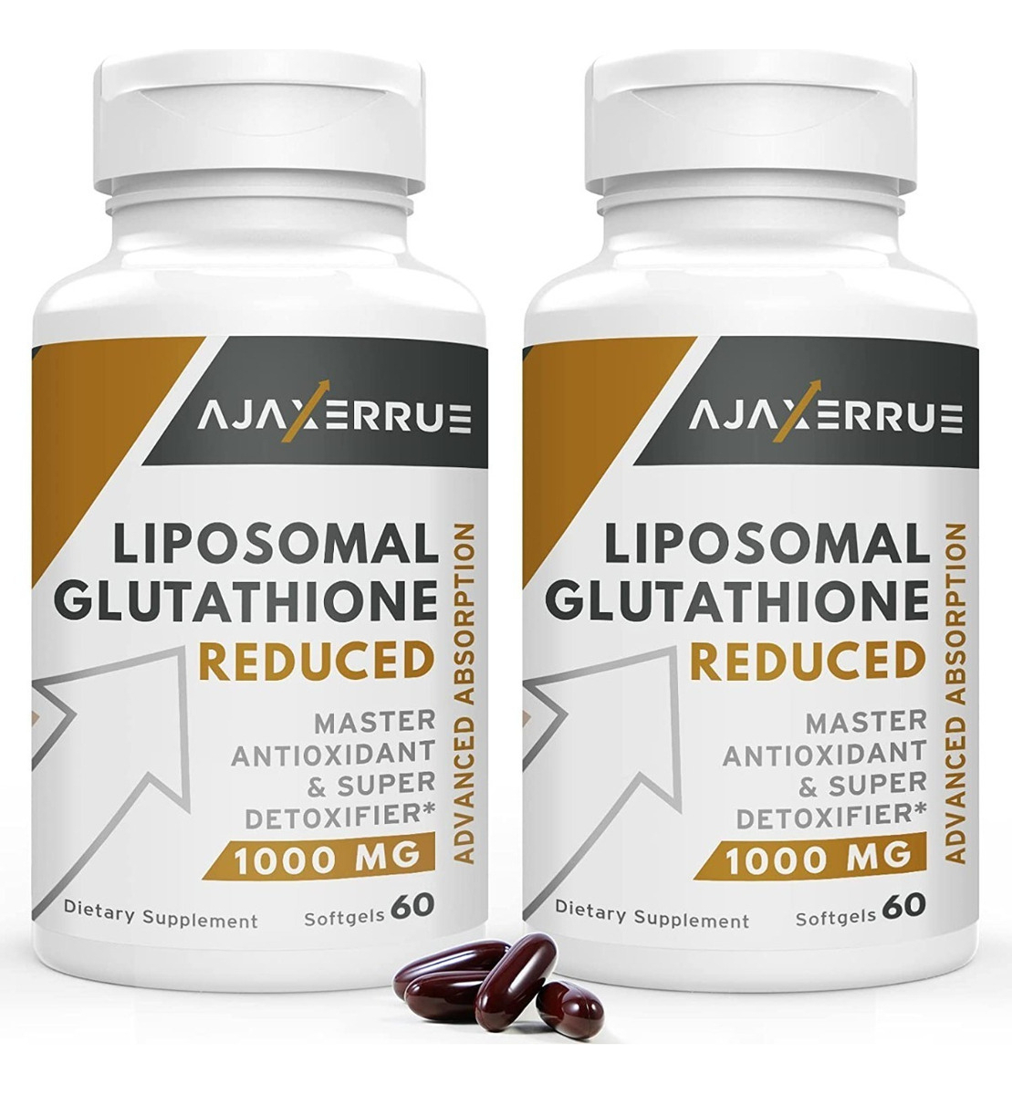 Salud y Equipamiento Médico - Glutation 60 Capsulas Ajaxerrue - - Unidad A $4448 0