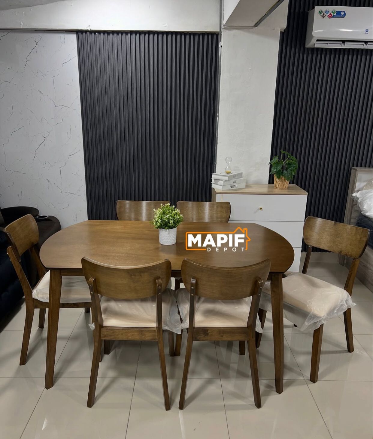 muebles y colchones - JUEGO DE COMEDOR 6 SILLAS 1