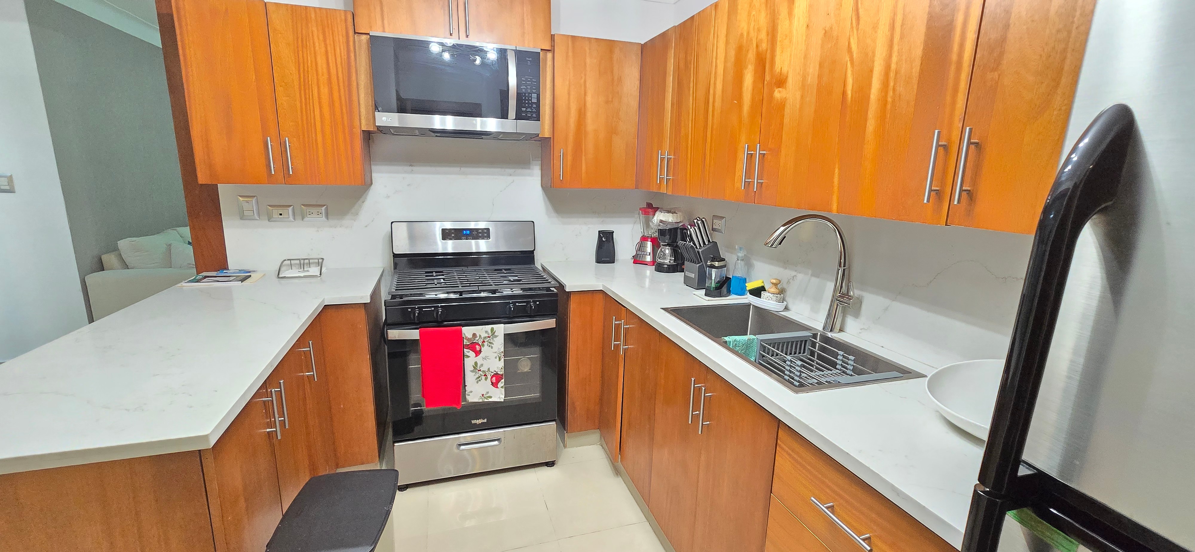 apartamentos - rento er piso amueblado en la española santiago  4