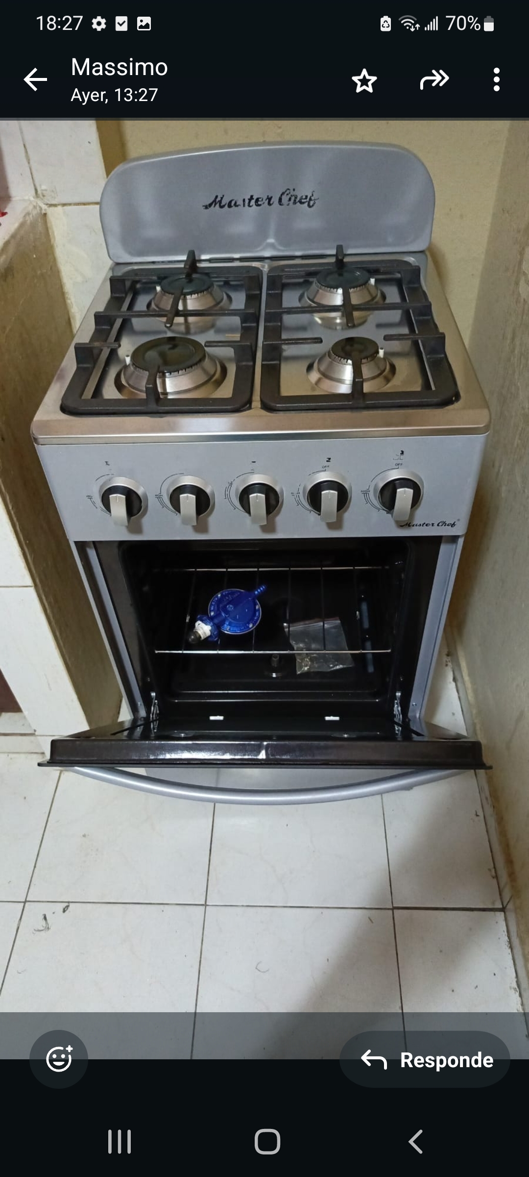 muebles y colchones - Se vende bar estufa y mesa 1