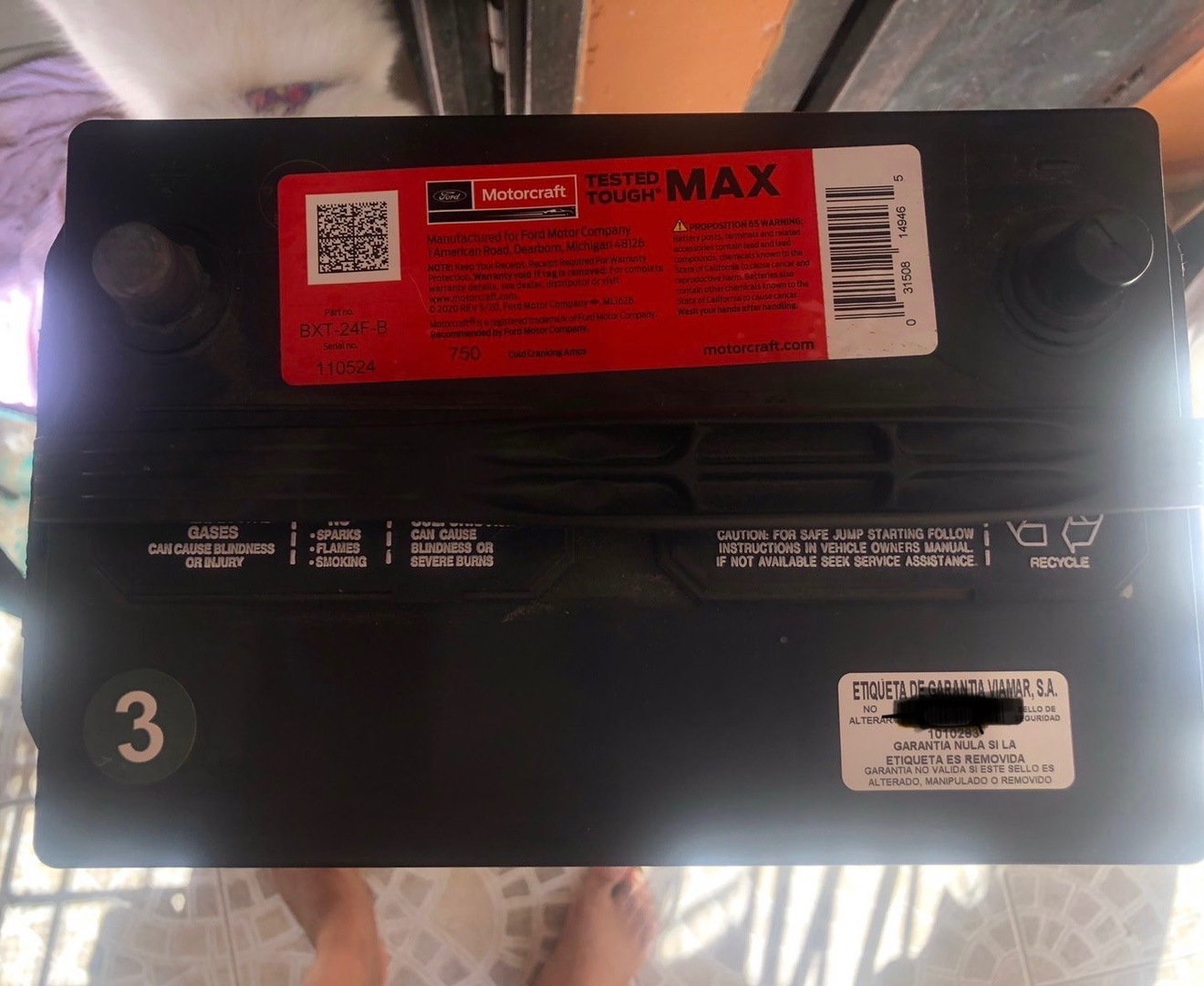 plantas e inversores - BATERÍA: MOTORCRAFT BXT-24 FB AUTO 2
