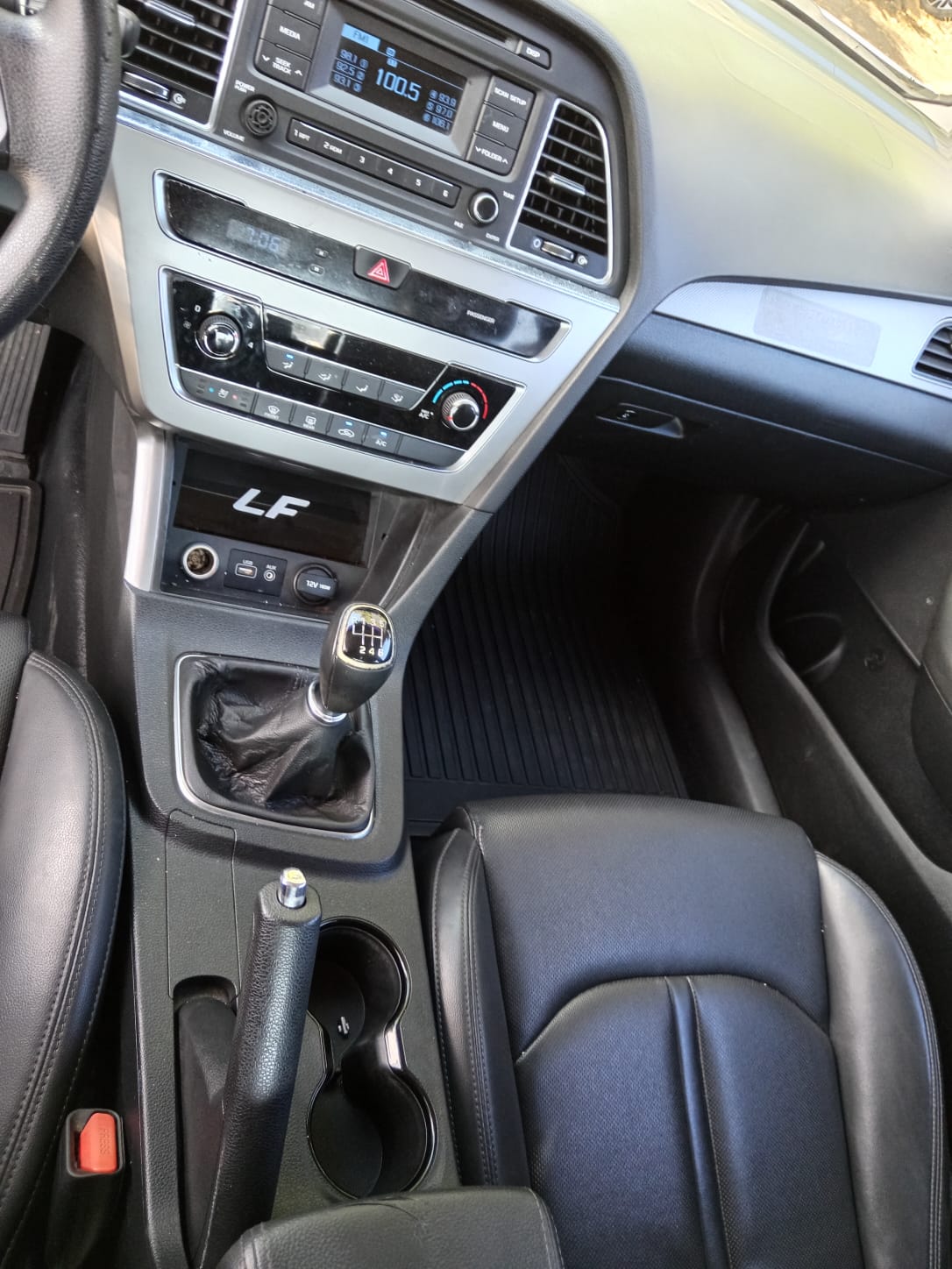 carros - HYUNDAI SONATA LF 2016 GRIS mecánico 6