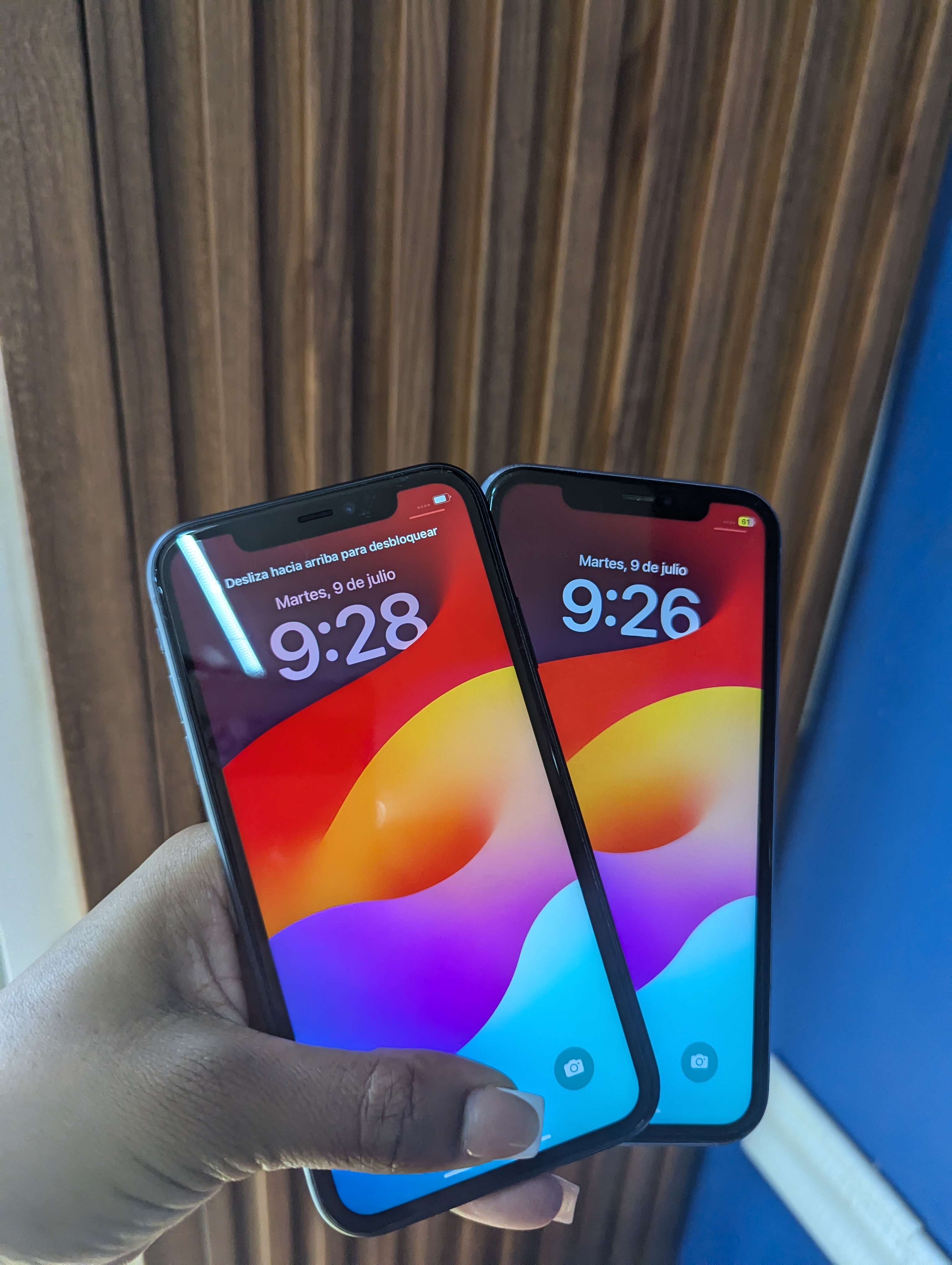 celulares y tabletas - iPhone factory El morado no le funciona el face ID al negro sí  1