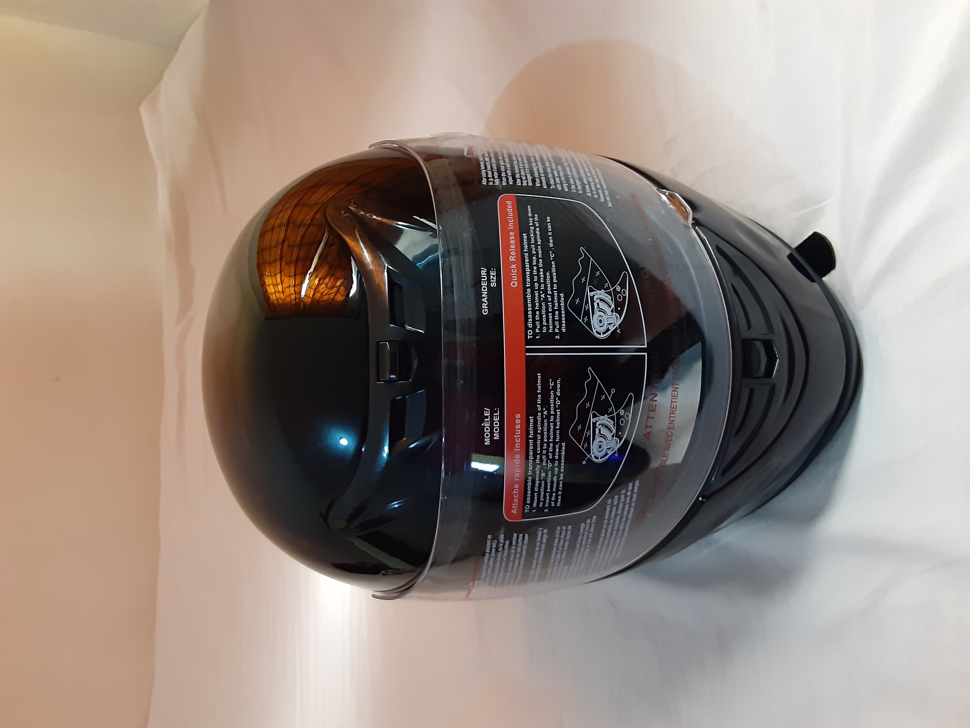 deportes - Casco certificado para motociclista. 6