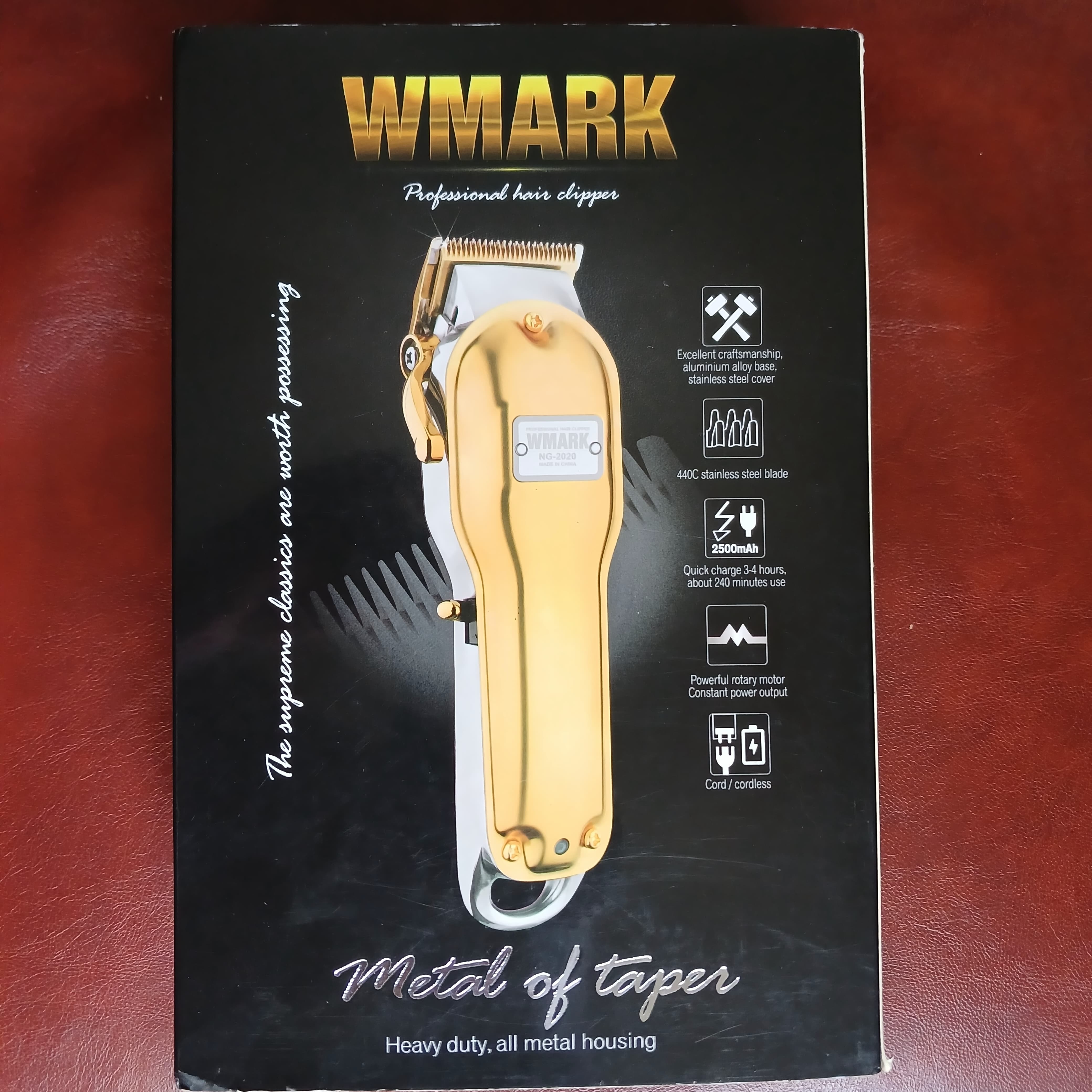 salud y belleza - Máquina de recorte WMARK profesional – Carcasa met 3