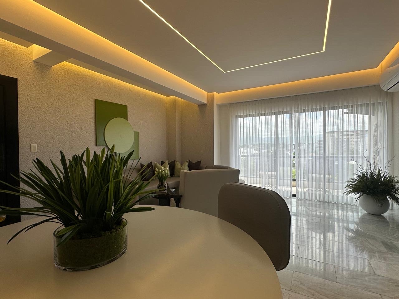 apartamentos - Pisl alto de renta amueblada en La Esmeralda, Santiago 4