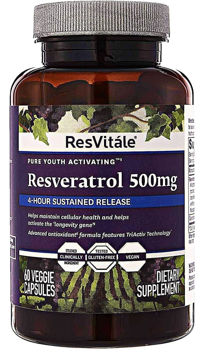 Salud y Equipamiento Médico - Resvitale Resveratrol 60 capsulas