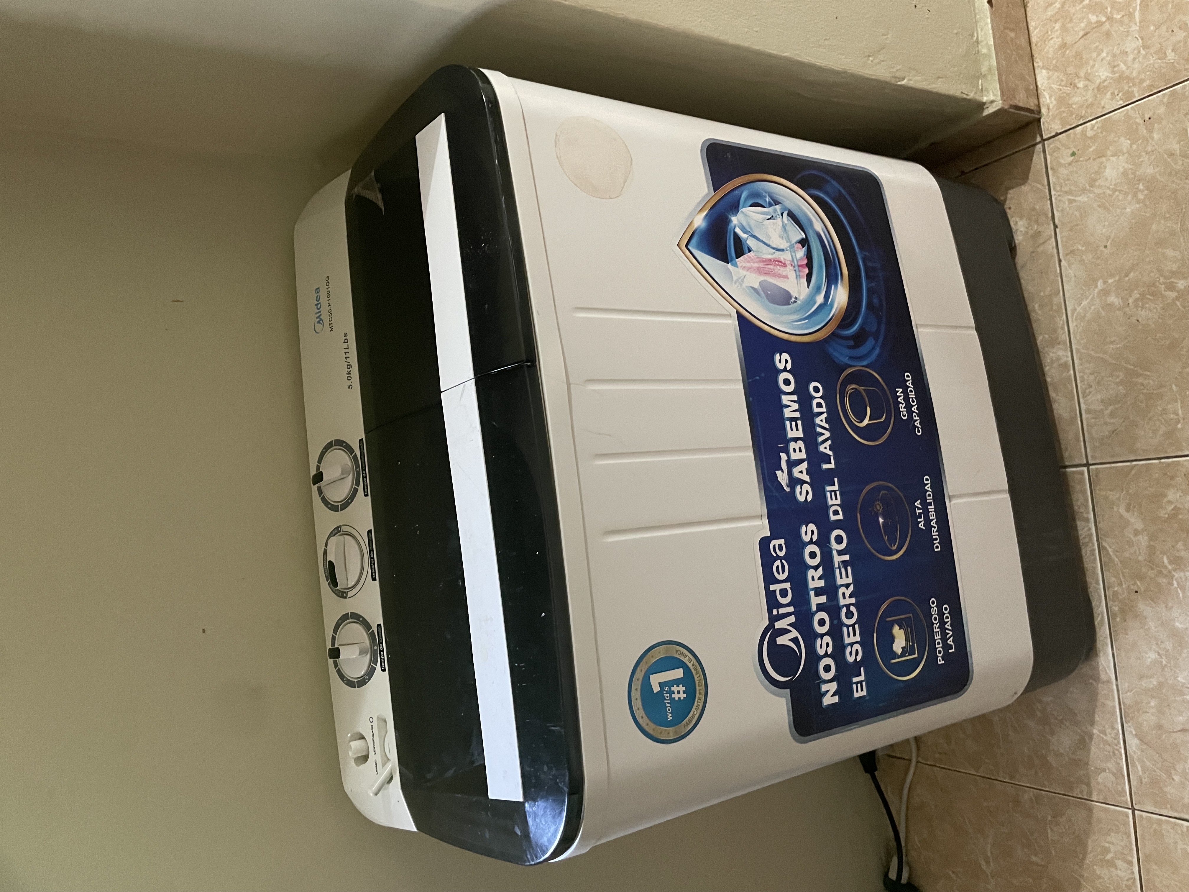 electrodomesticos - lavadora de 11 libra Midea  0