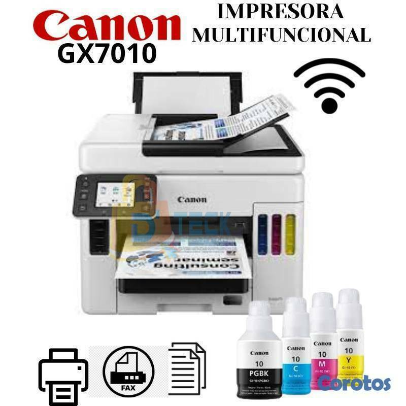 impresoras y scanners -  MULTIFUNCIONAL CANON MAXIFY GX7010, PROFESIONAL   1