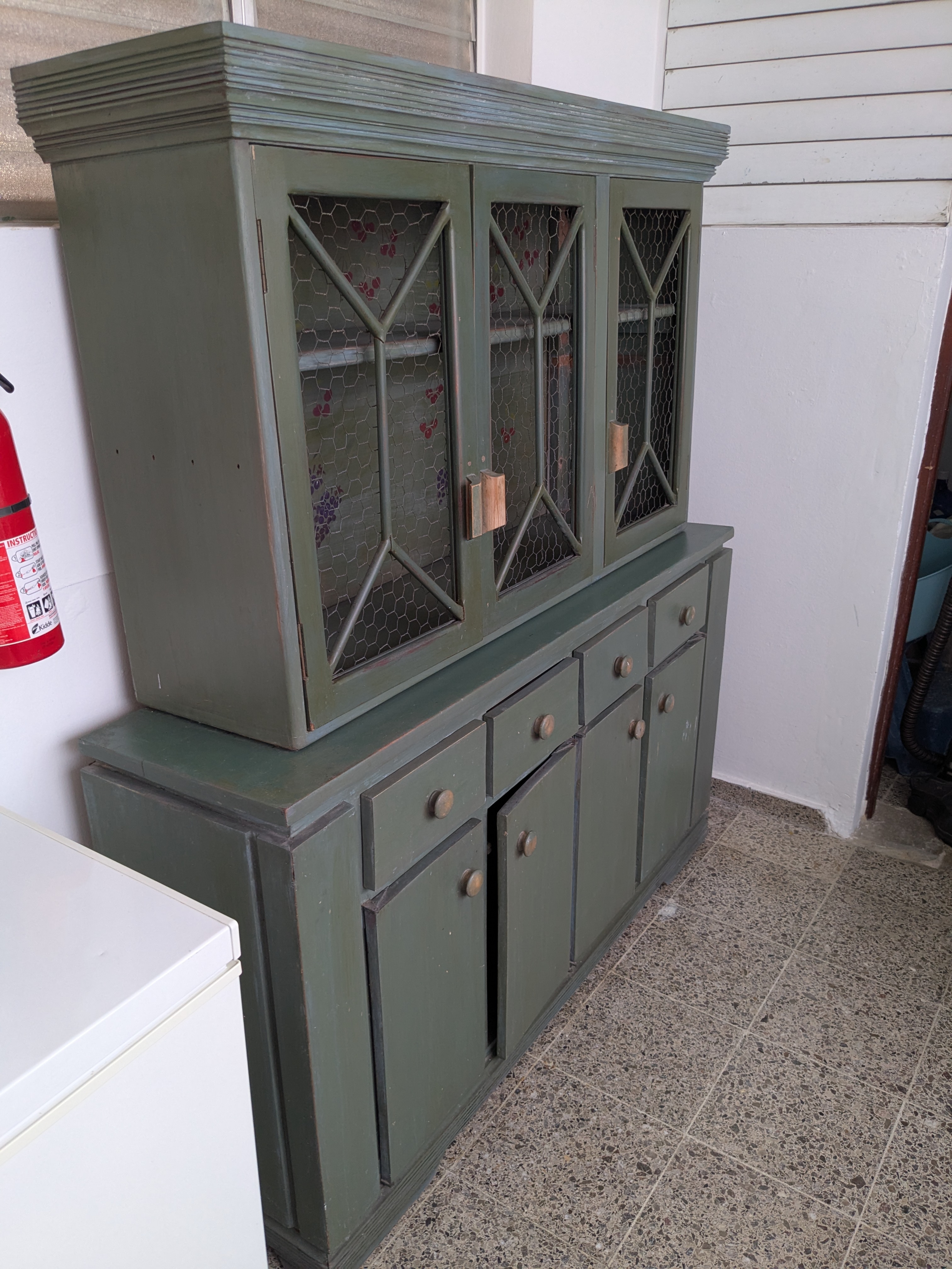 muebles y colchones - Vitrina vintage 2