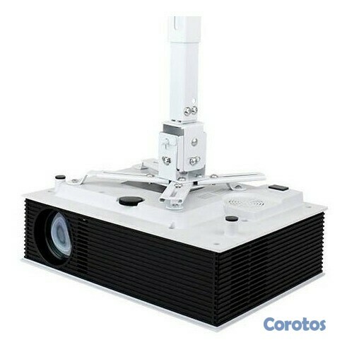 computadoras y laptops - SOPORTE BASE PARA PROYECTOR KLIPX BLANCA DE TECHO  2