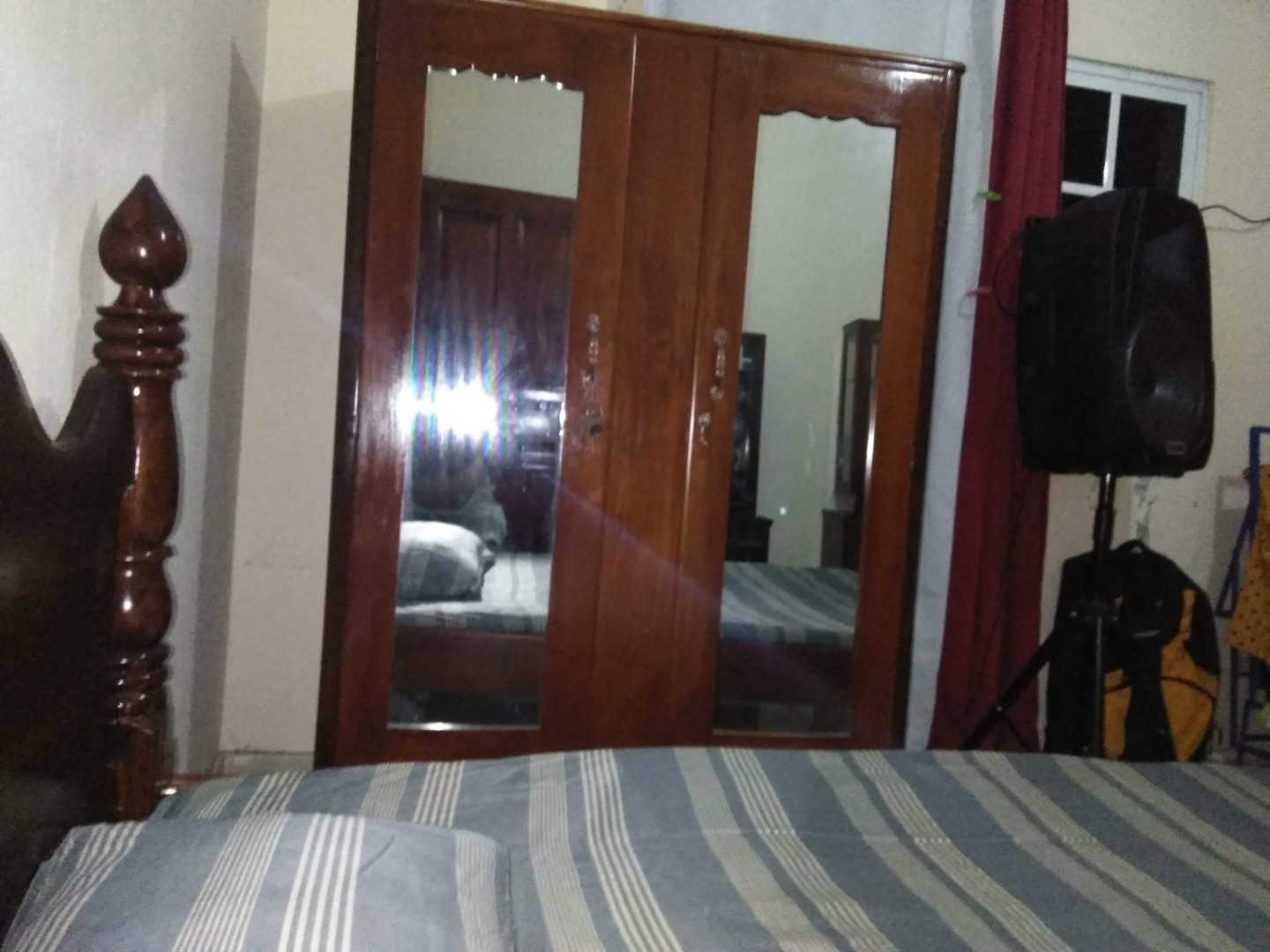 muebles y colchones - Viaje juego de dormitorio antiguo de caoba centenaria 6